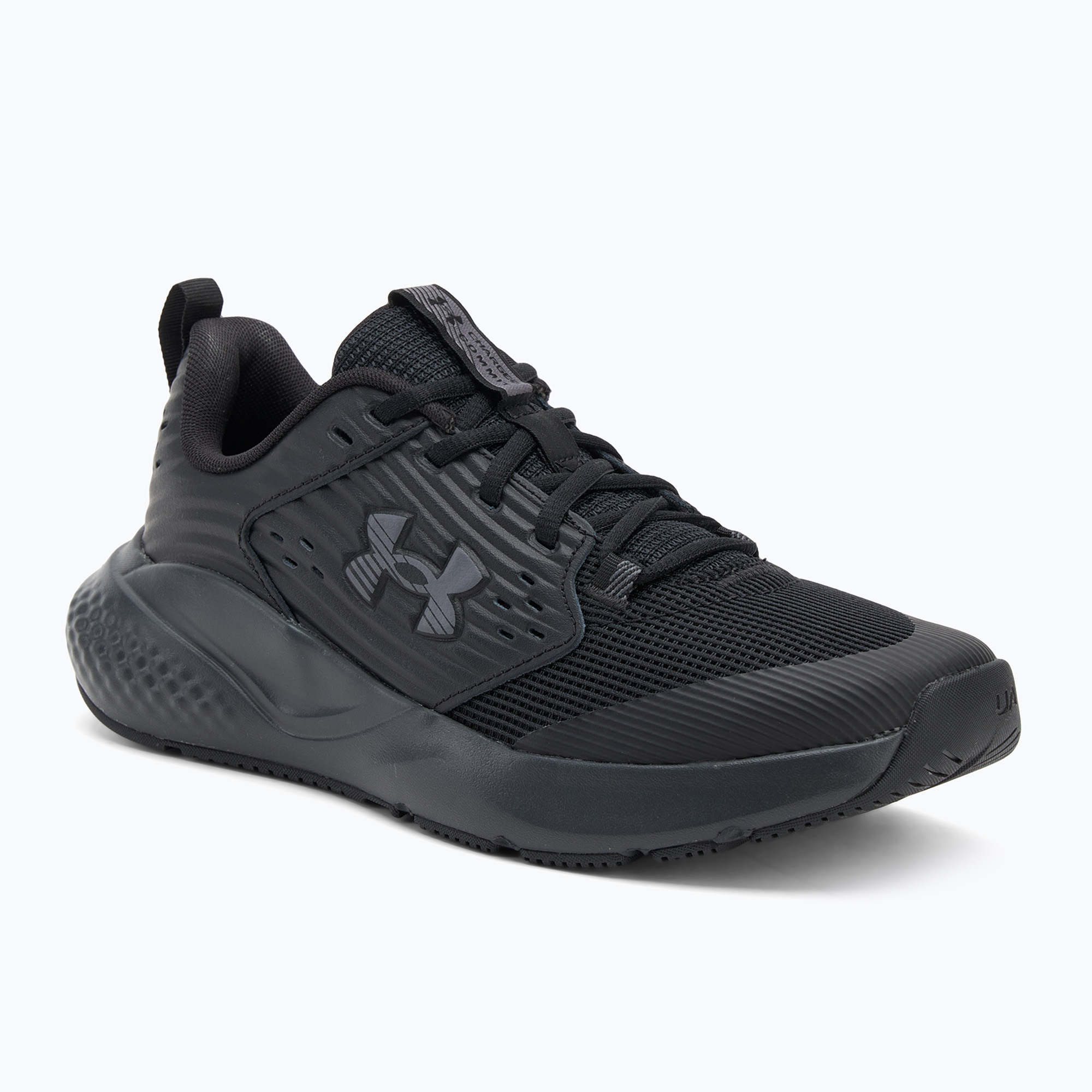 Buty treningowe męskie Under Armour Commit 4 black/black/castlerock 