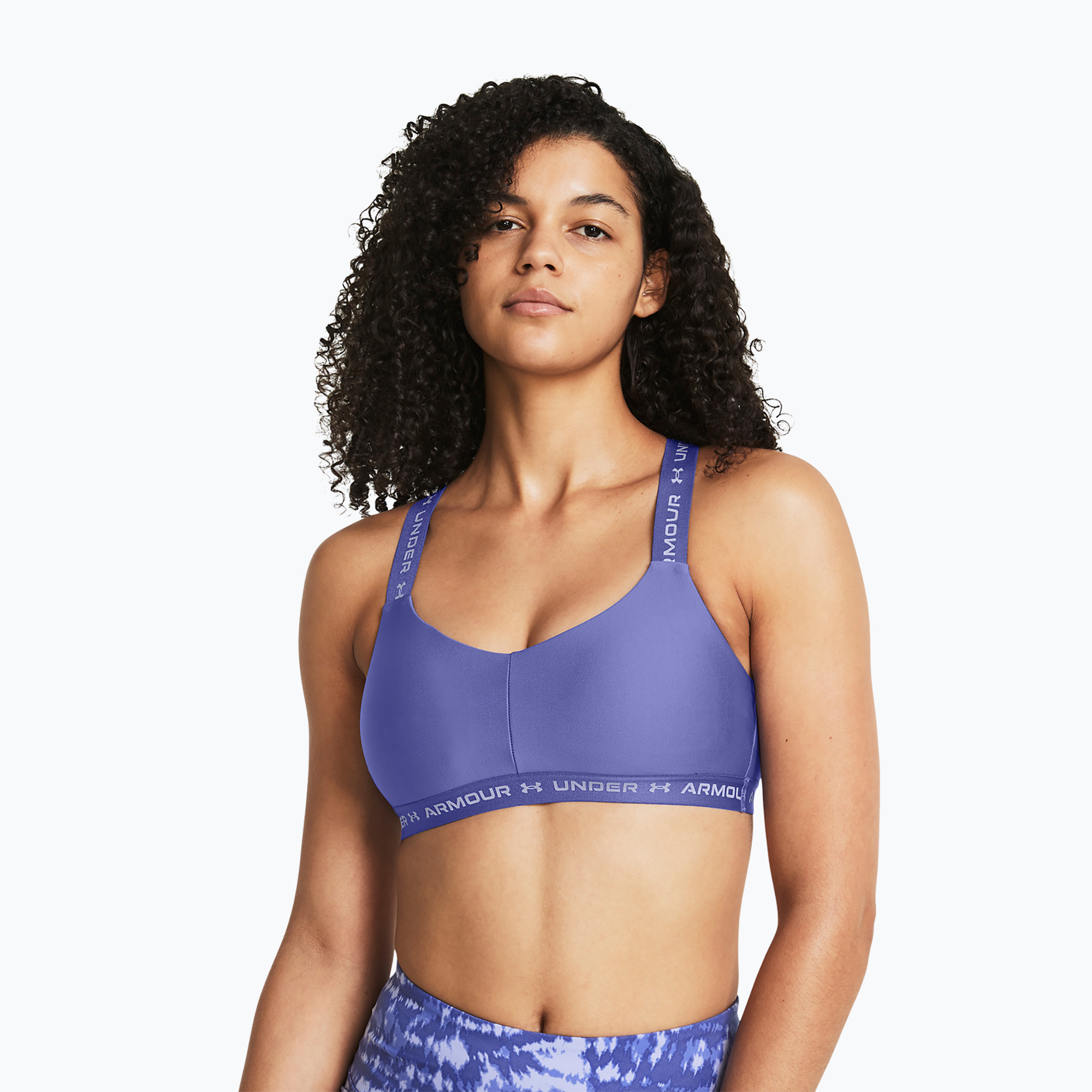 Fitness melltartó Under Armour Crossback Low starlight/starlight/celeste (Crossback Low 1361033)