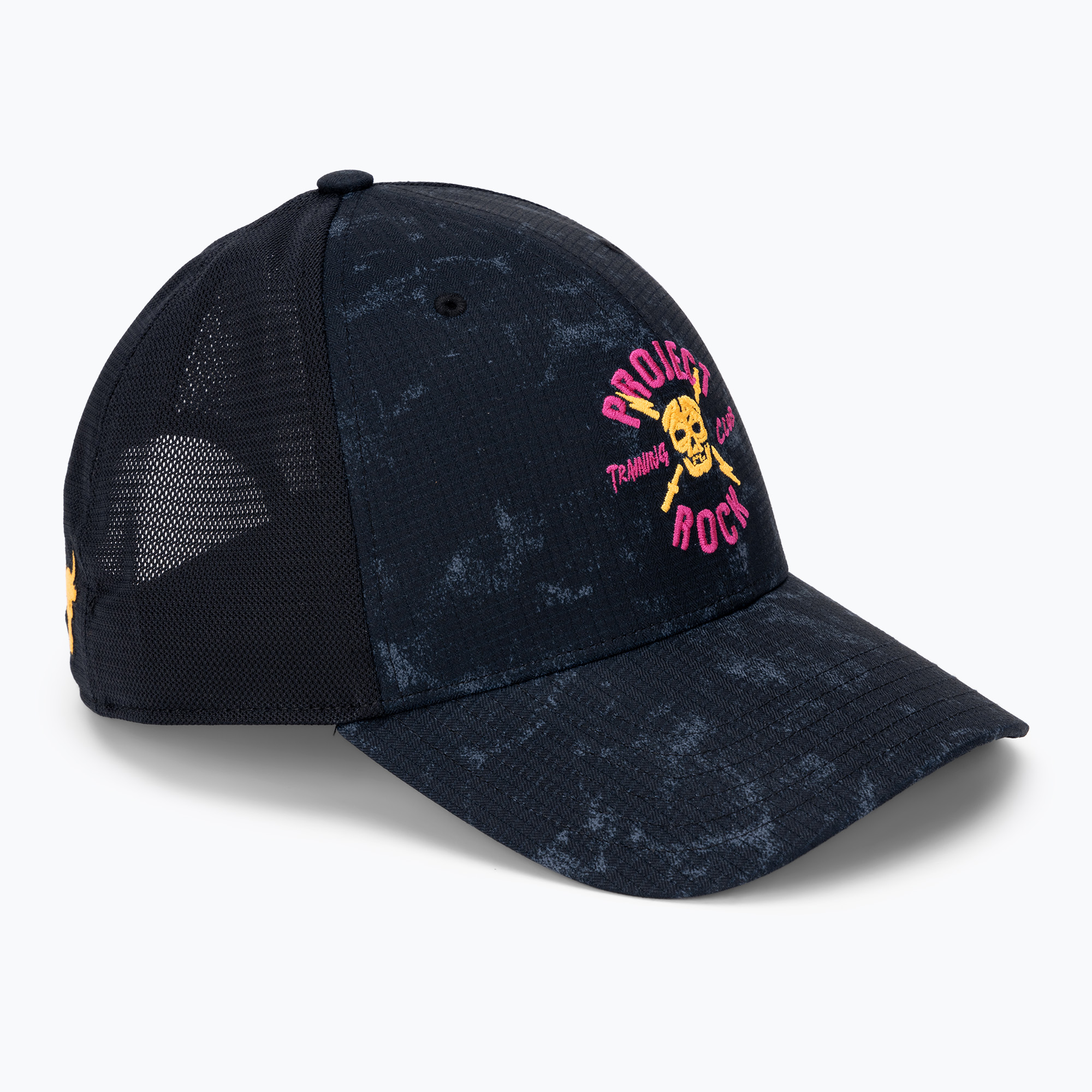 Czapka z daszkiem męska Under Armour Project Rock Trucker downpour gray/black/black 