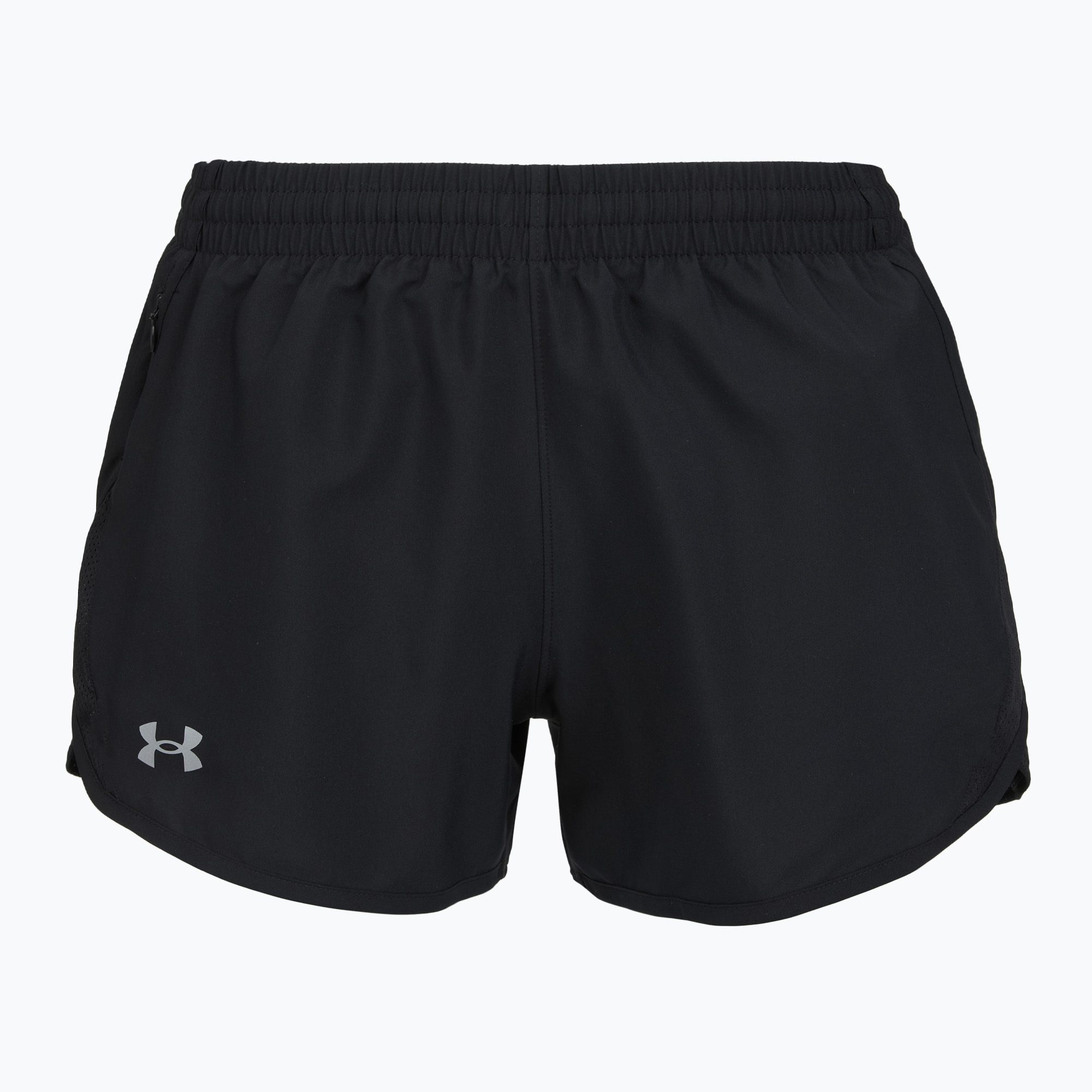 Pantaloni scurți de alergare pentru femei Under Armour Fly By 3" black/black/reflective