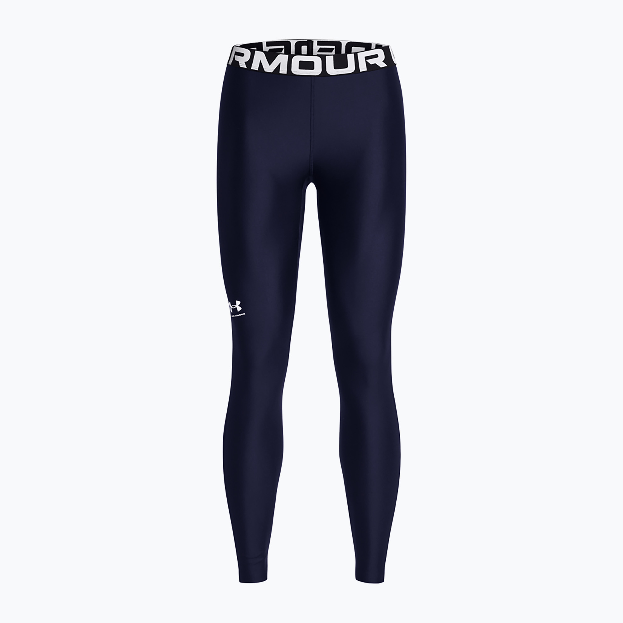 Legginsy treningowe damskie Under Armour HeatGear midnight navy/white 