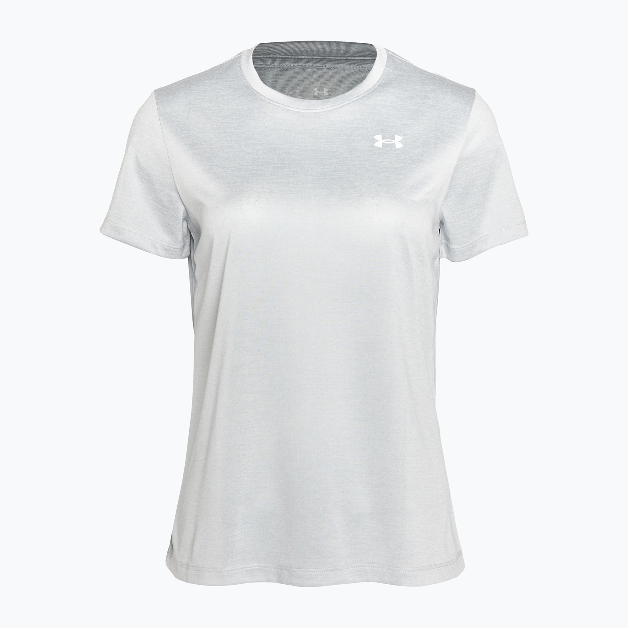 Koszulka treningowa damska Under Armour Tech Twist halo gray/white 