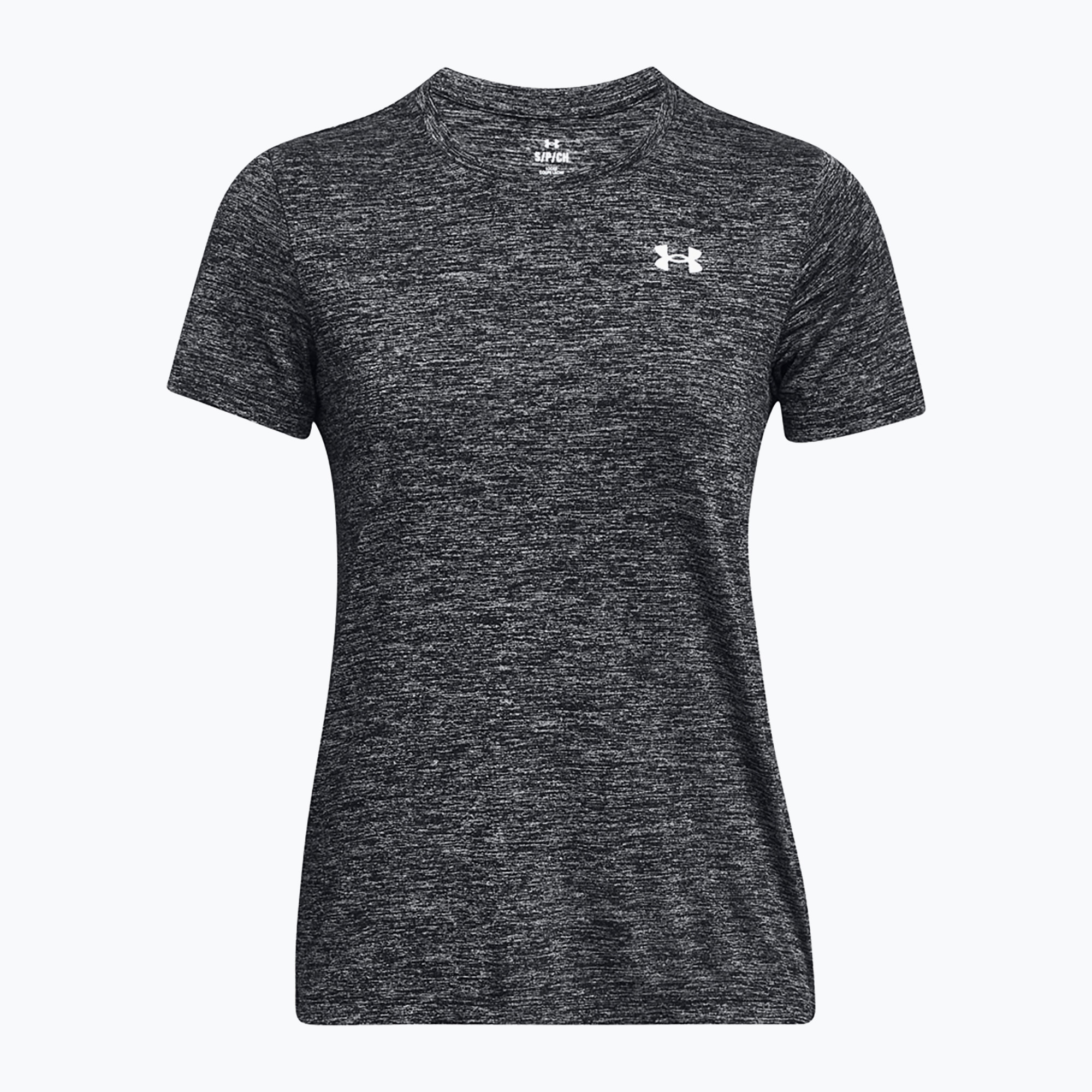 Under Armour Tech C-Twist black/white women's training t-shirt (XS)