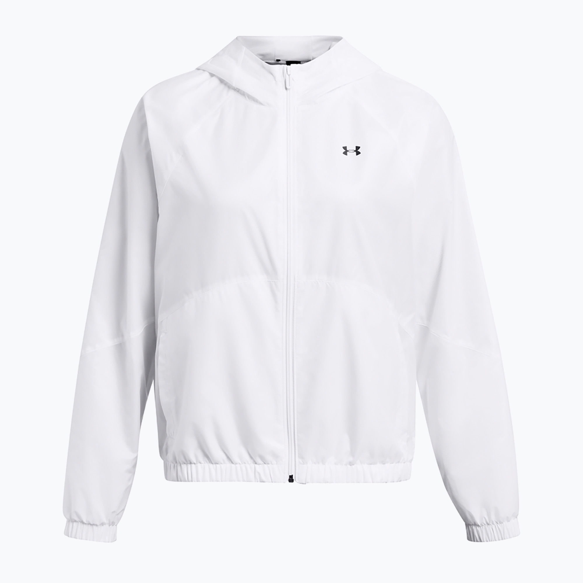 Kurtka treningowa damska Under Armour Sport Windbreaker white/black 