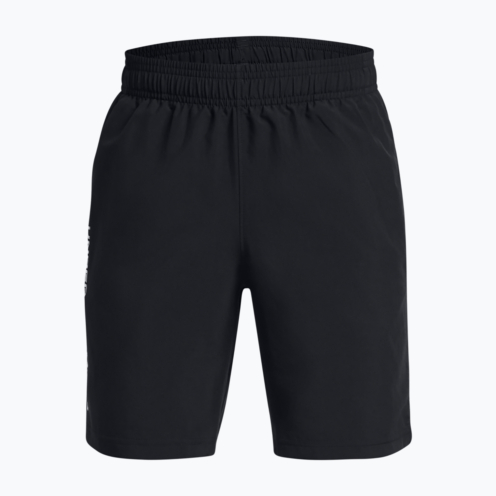 Детски тренировъчни шорти Under Armour Woven Wordmark black