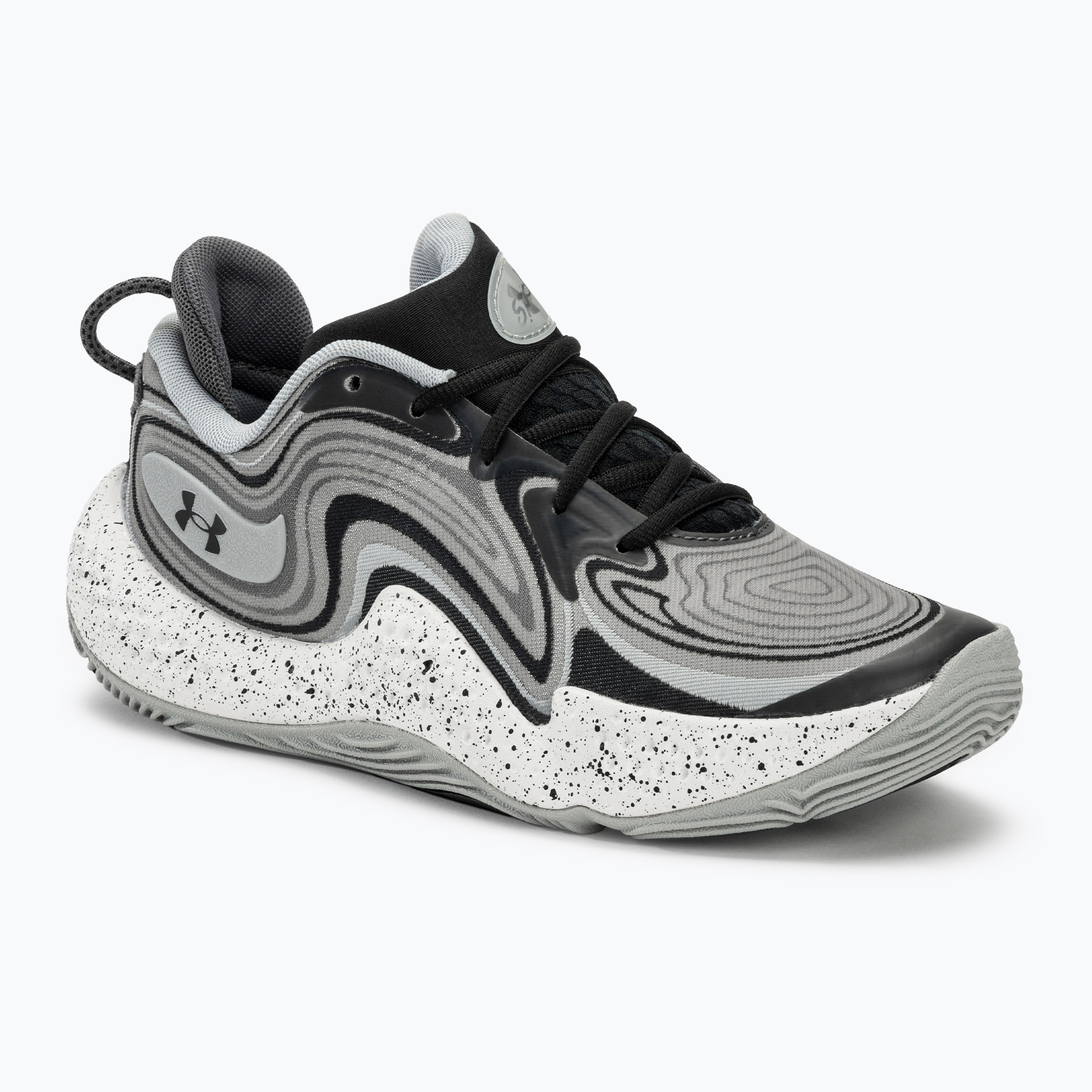 Buty do koszykówki Under Armour Spawn 6 mod gray/black/black 