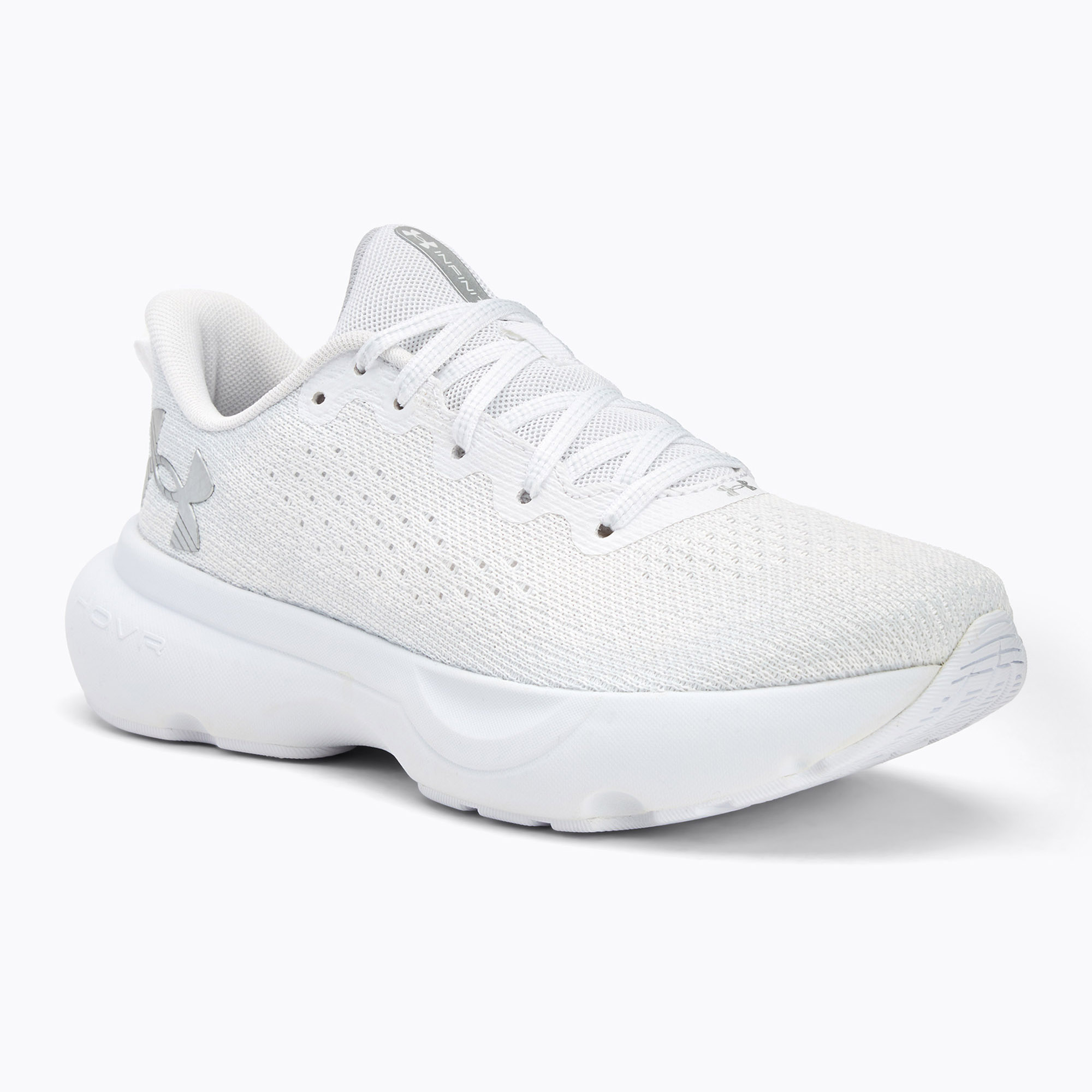 Scarpe da corsa Under Armour Infinite bianco/bianco/argento metallico da donna (38 EU) (Infinite 3027524-101)