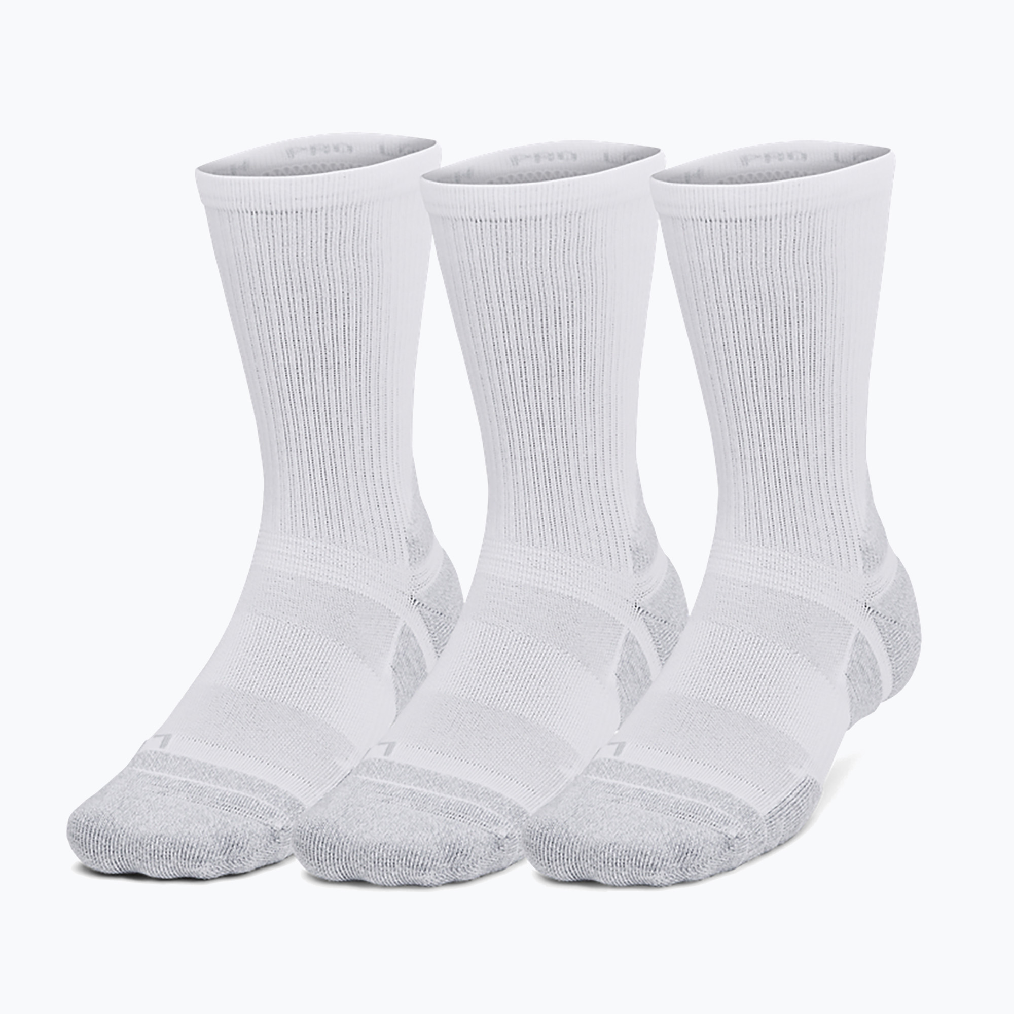 Șosete Under Armour Perf Tech Pro 3 Pack Crew white/white/mod gray