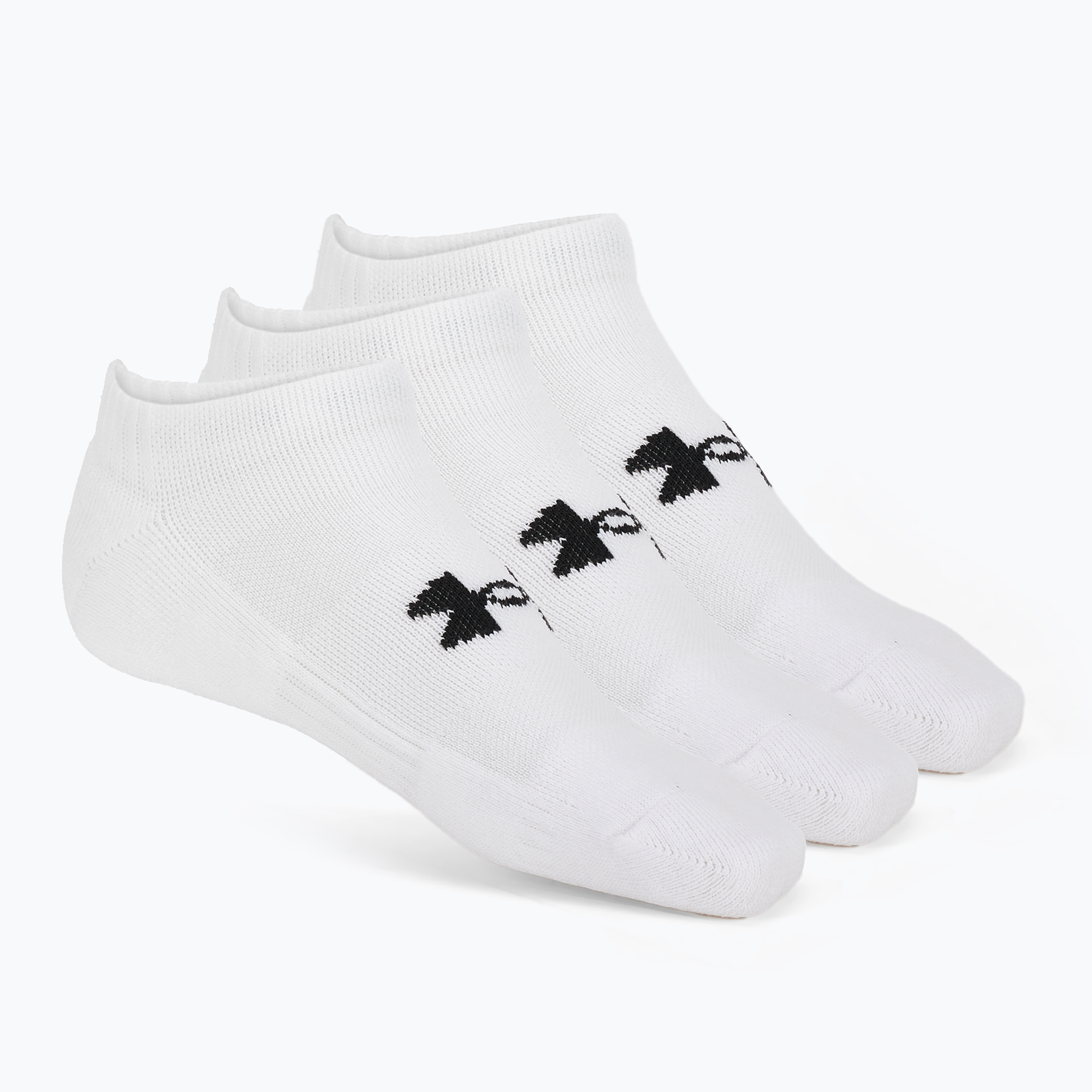 Under Armour Training Cotton No Show zokni 3 pár fehér/fehér/fekete (Training Cotton No Show 1386313-100)