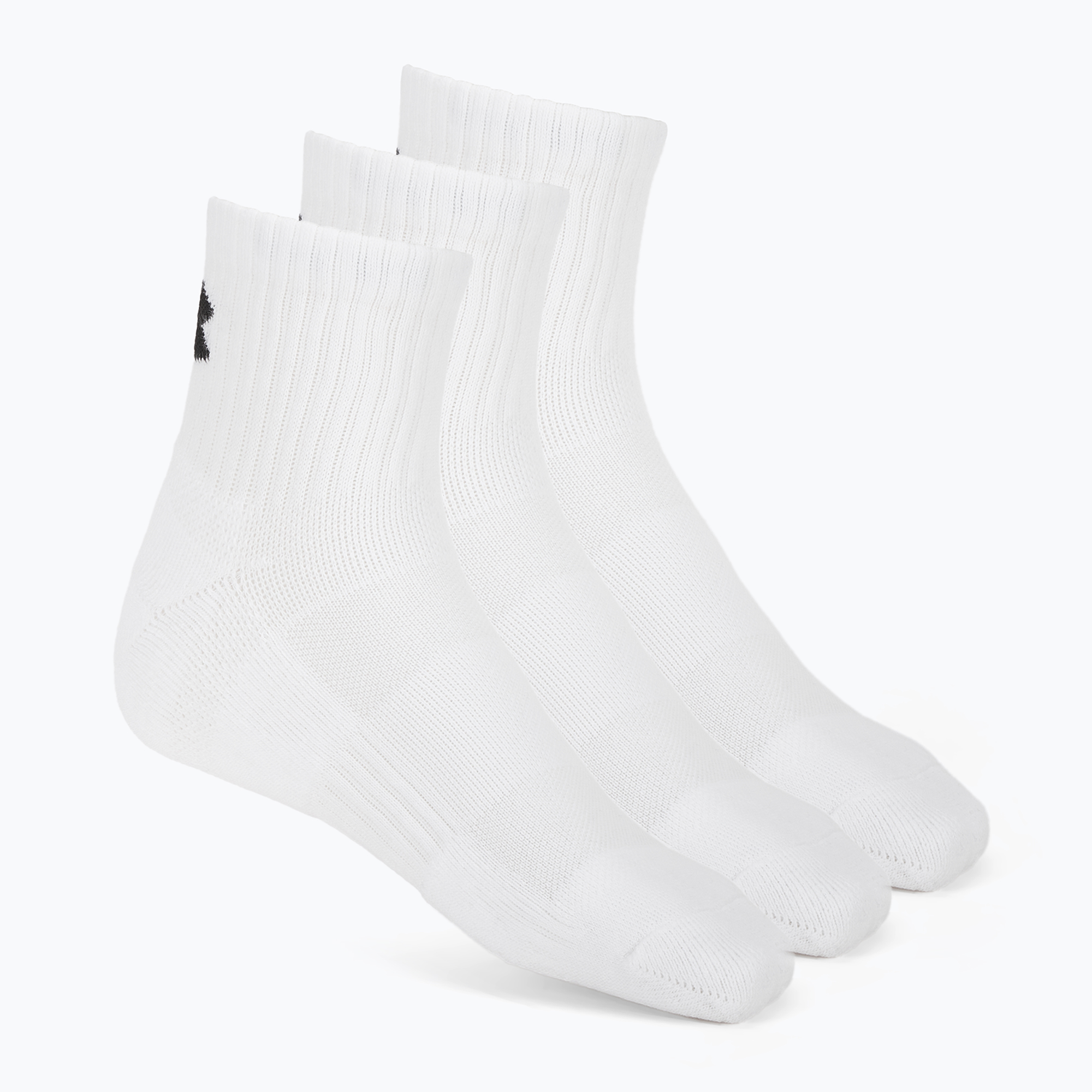 Zoknik Under Armour Training Cotton Quarter 3 pár white/white/black (Training Cotton Quarter 1386372-100)