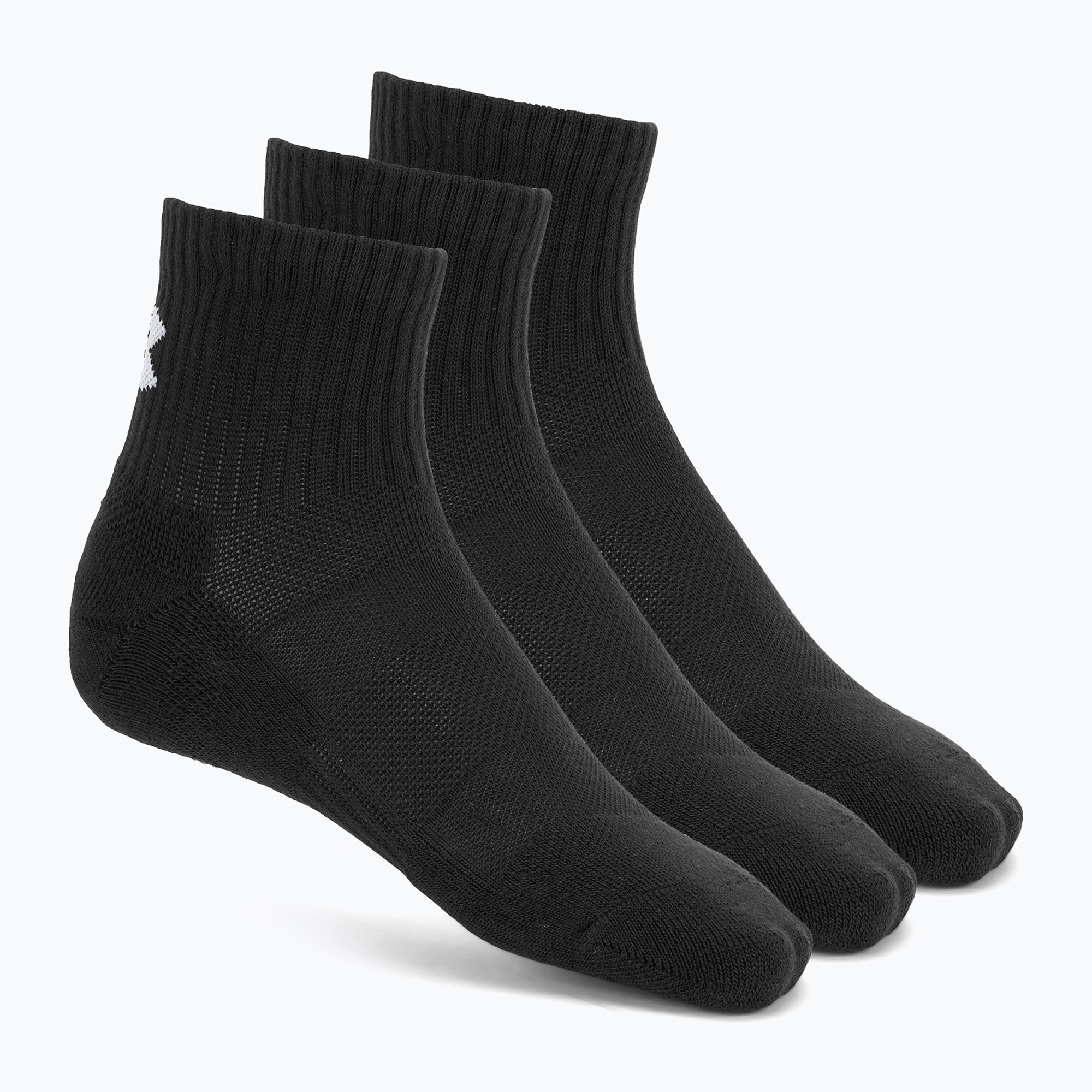Zokni Under Armour Training Cotton Quarter 3 pár black/black/white (Training Cotton Quarter 1386372-100)
