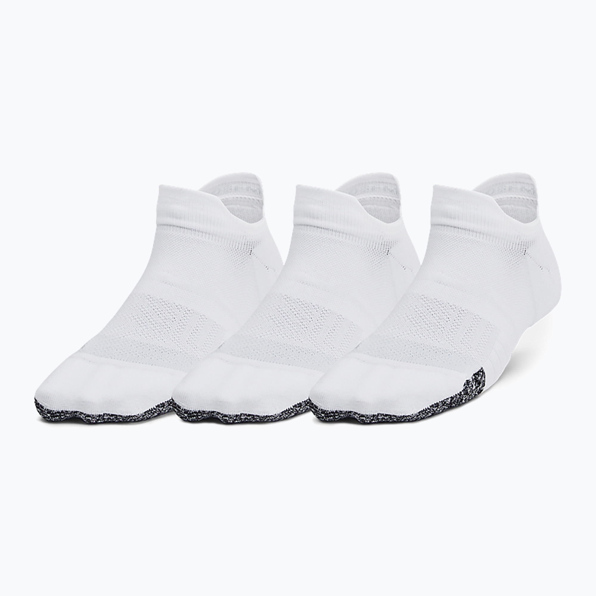 Under Armour női edzőzokni Breathe NS Tab 3 Pack fehér/fehér/haloszürke (Breathe NS Tab 3 Pack 1387052-100)
