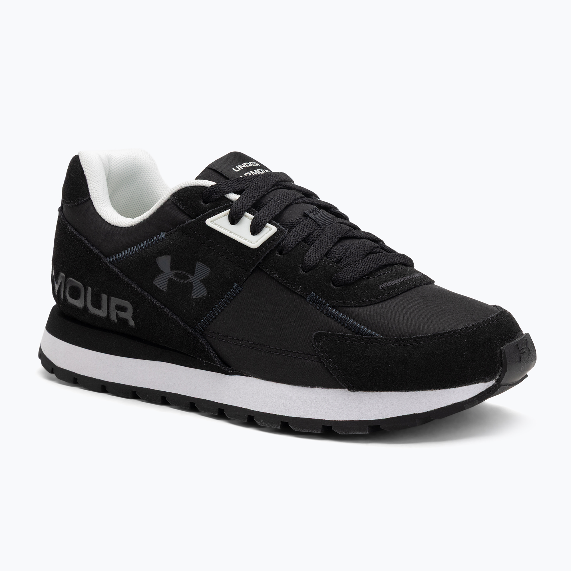 Buty treningowe męskie Under Armour Essential Runner black/white/blach 