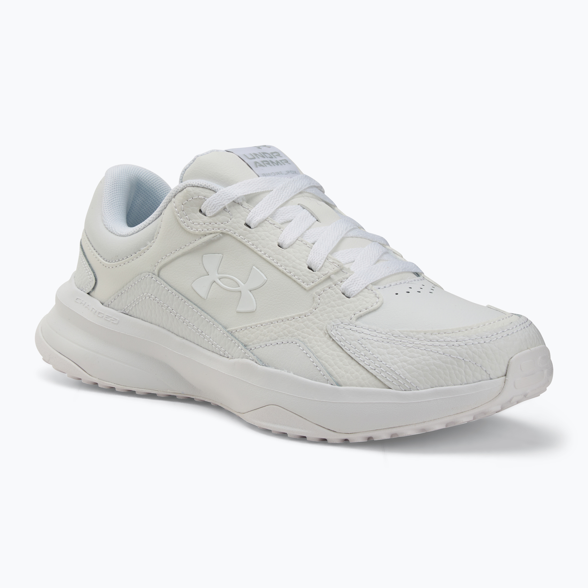 Buty treningowe męskie Under Armour Edge Leather white/white/halo gray 