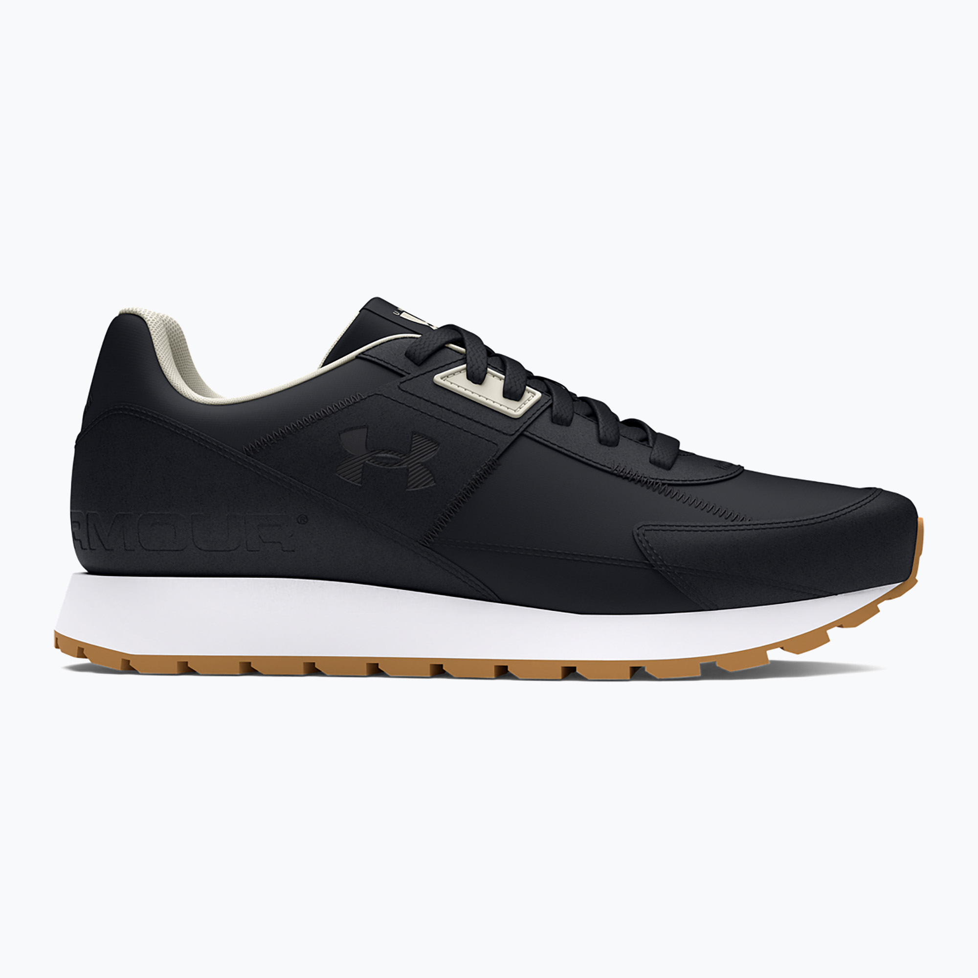 Damskie buty treningowe Under Armour Essential Runner czarne/białe kwarcowe/czarne (Essential Runner 3028409-001)