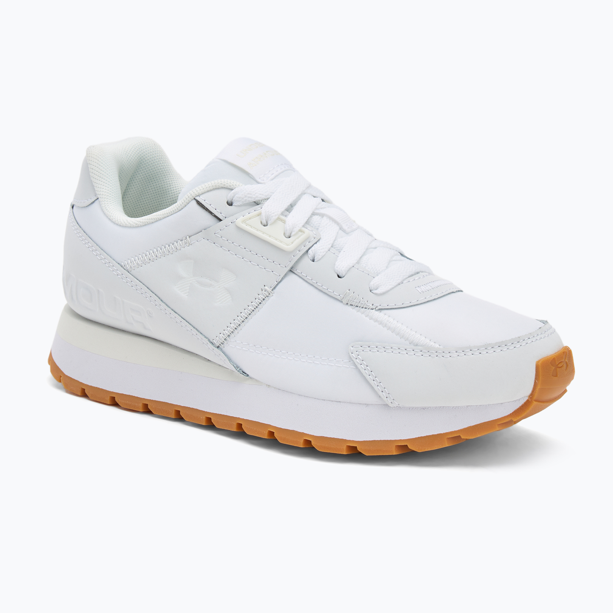 Buty treningowe damskie Under Armour Essential Runner white/white quartz/white quartz 