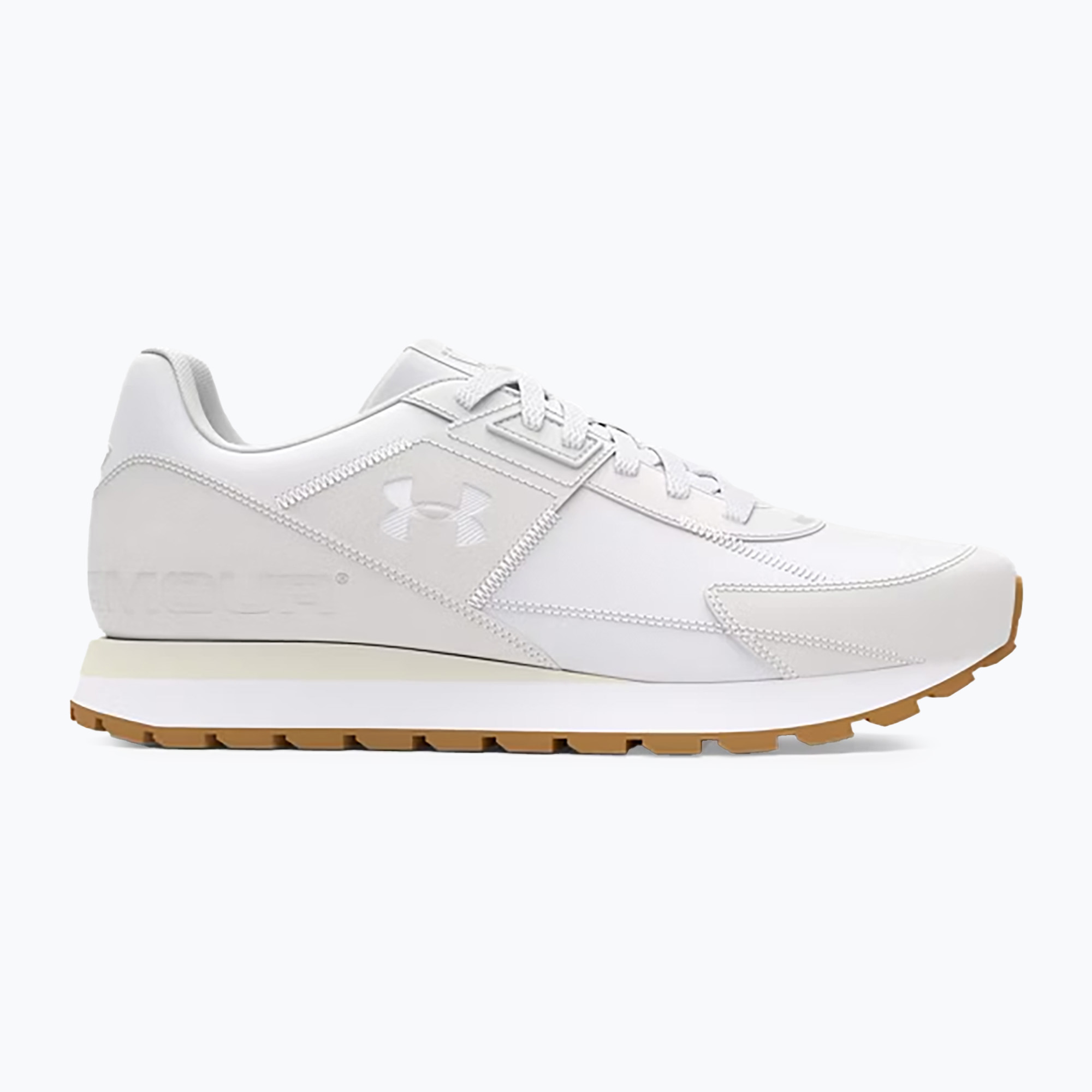 Buty treningowe damskie Under Armour Essential Runner white/white quartz/white quartz 