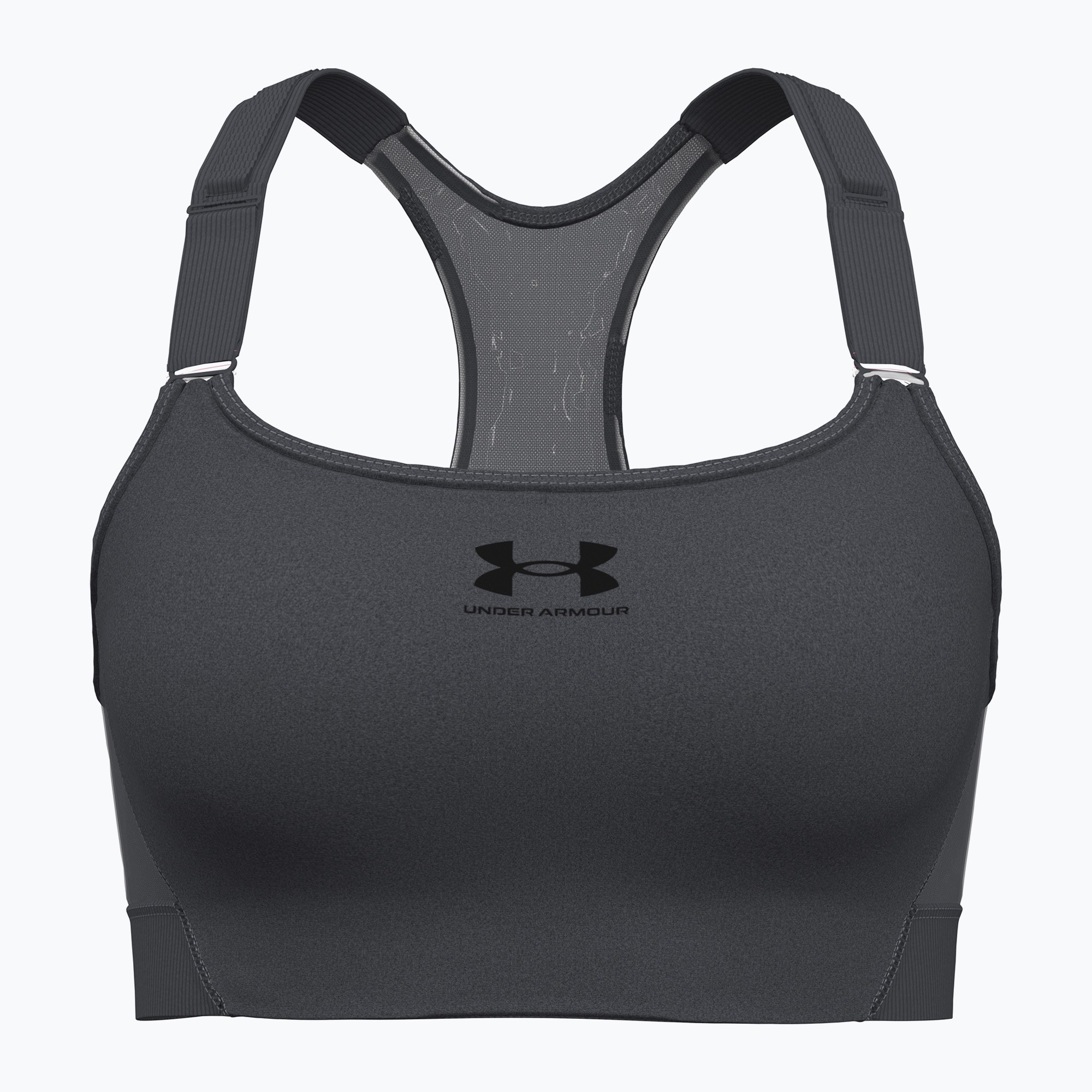 Biustonosz treningowy Under Armour HeatGear Armour High castlerock/black 