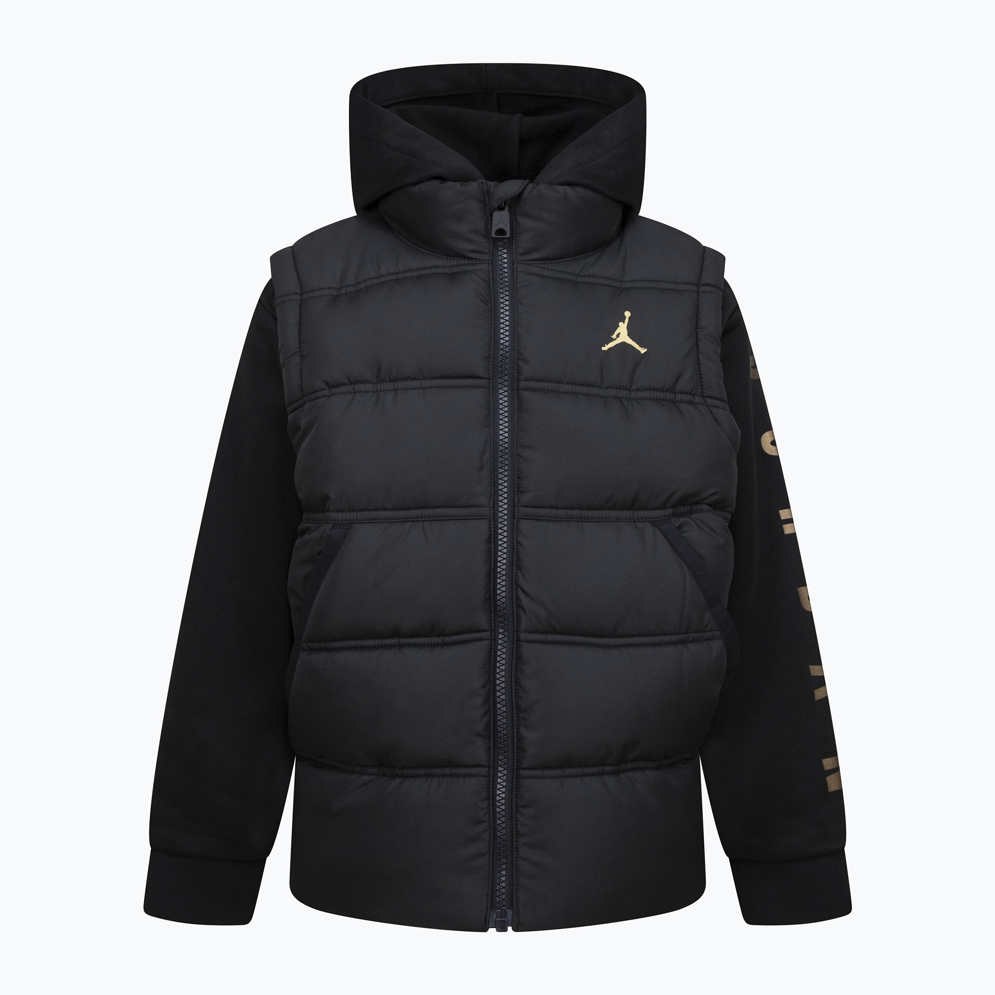 Kurtka dziecięca Nike Jordan Jdb 2 Fer black/gold