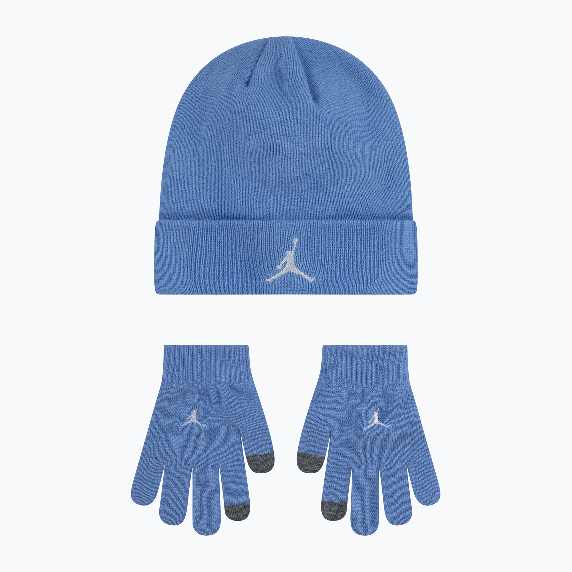 Czapka   rękawiczki dziecięce Nike Jordan Essentials Beanie Set legend blue