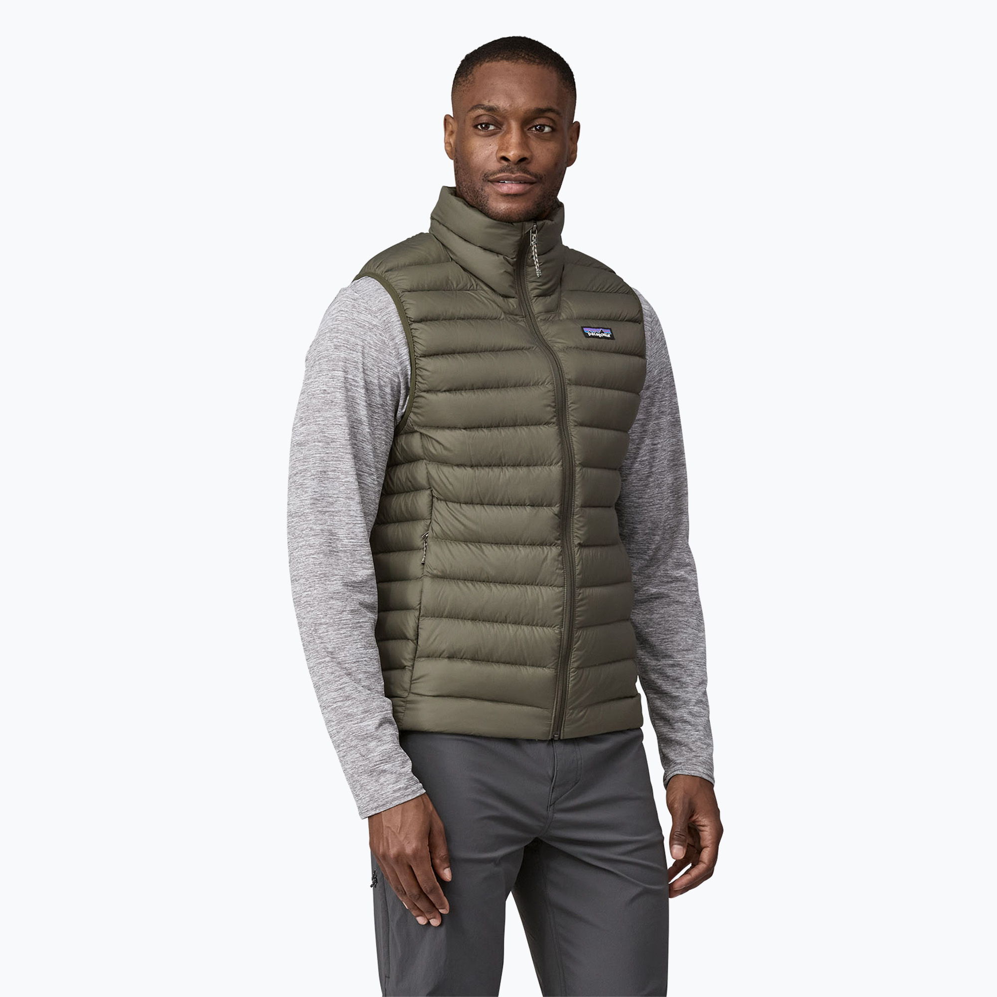 Bezrękawnik męski Patagonia Down Sweater pine needle green 