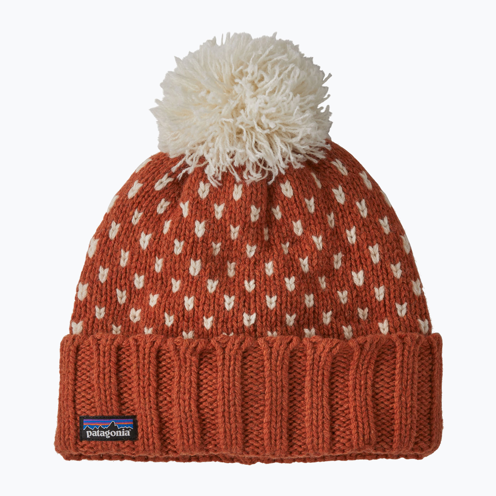 Czapka zimowa Patagonia Snowbelle offset dot/burnished red 