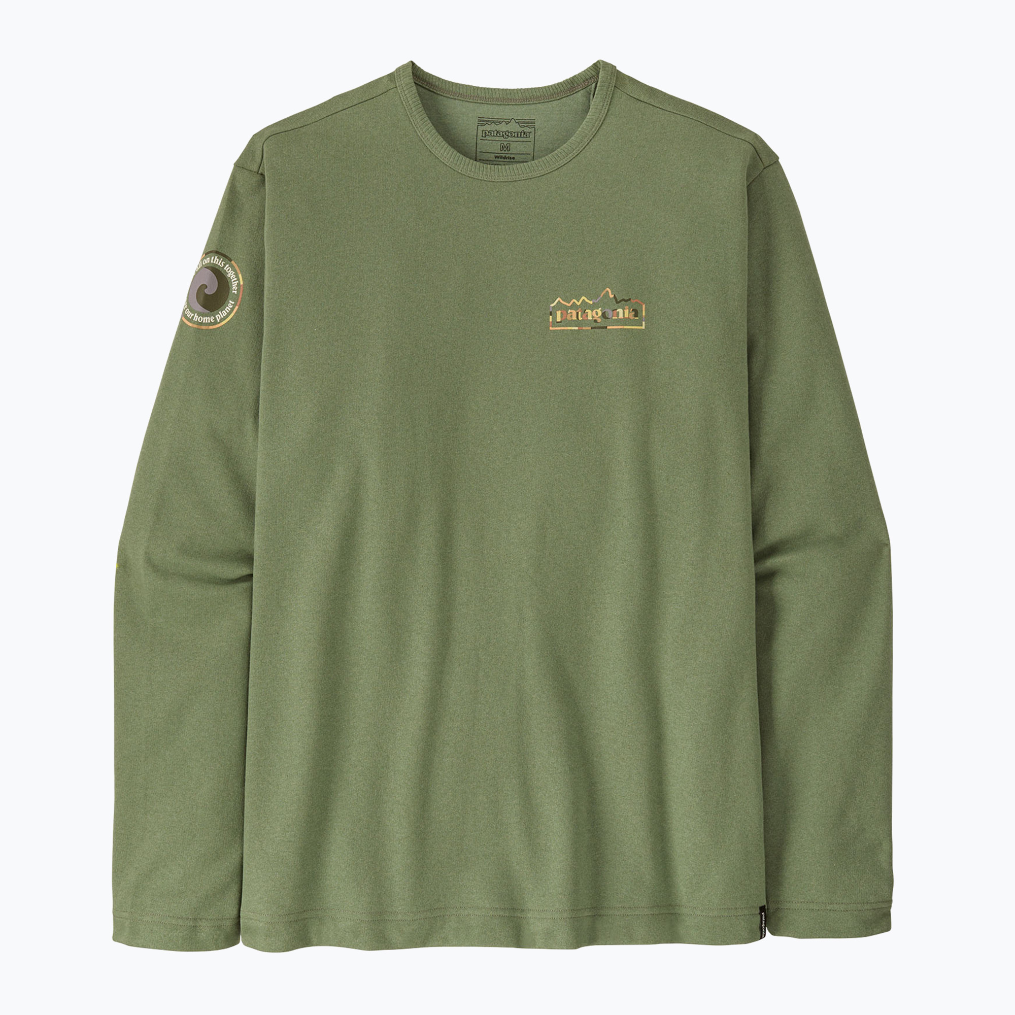 Bluza męska Patagonia Lightweight Unity Fitz Wildrise Crew terrain green 