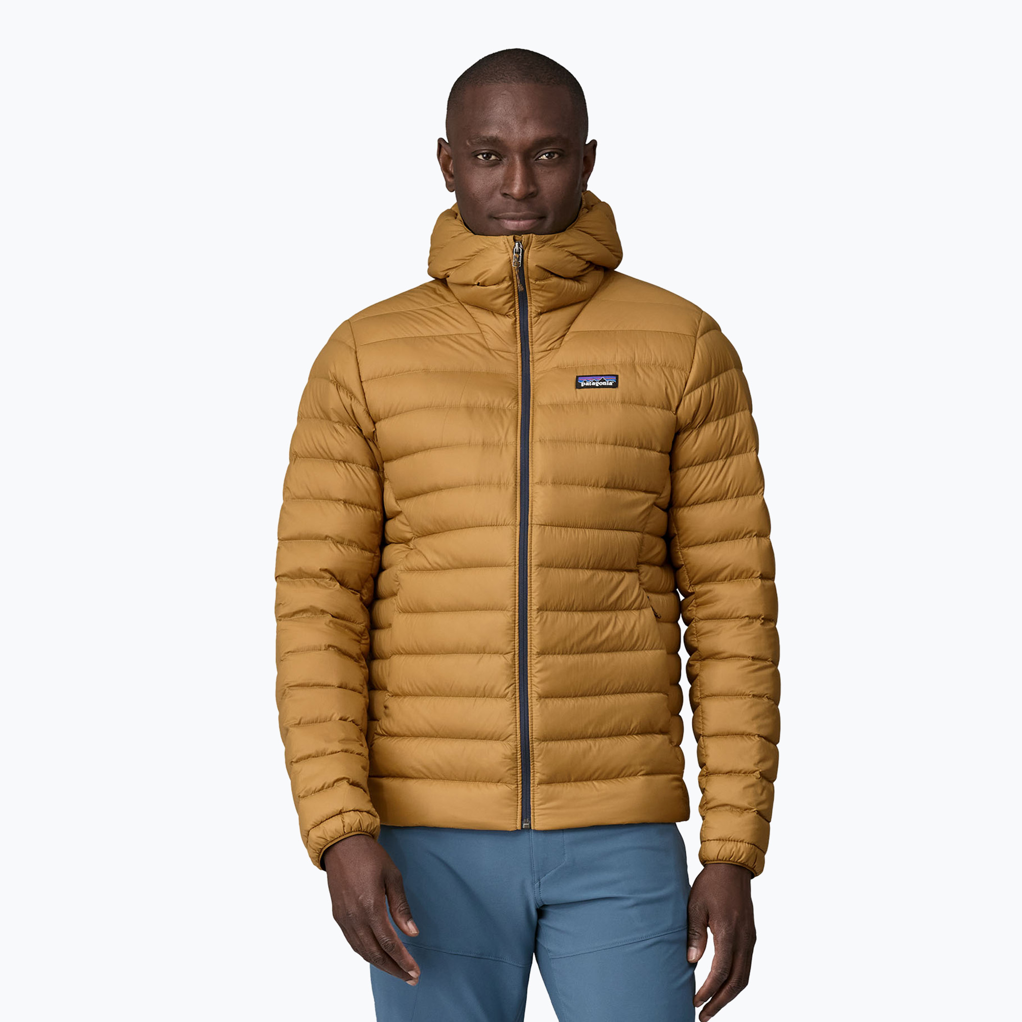 Kurtka puchowa męska Patagonia Down Sweater Hoody rapotor brown 