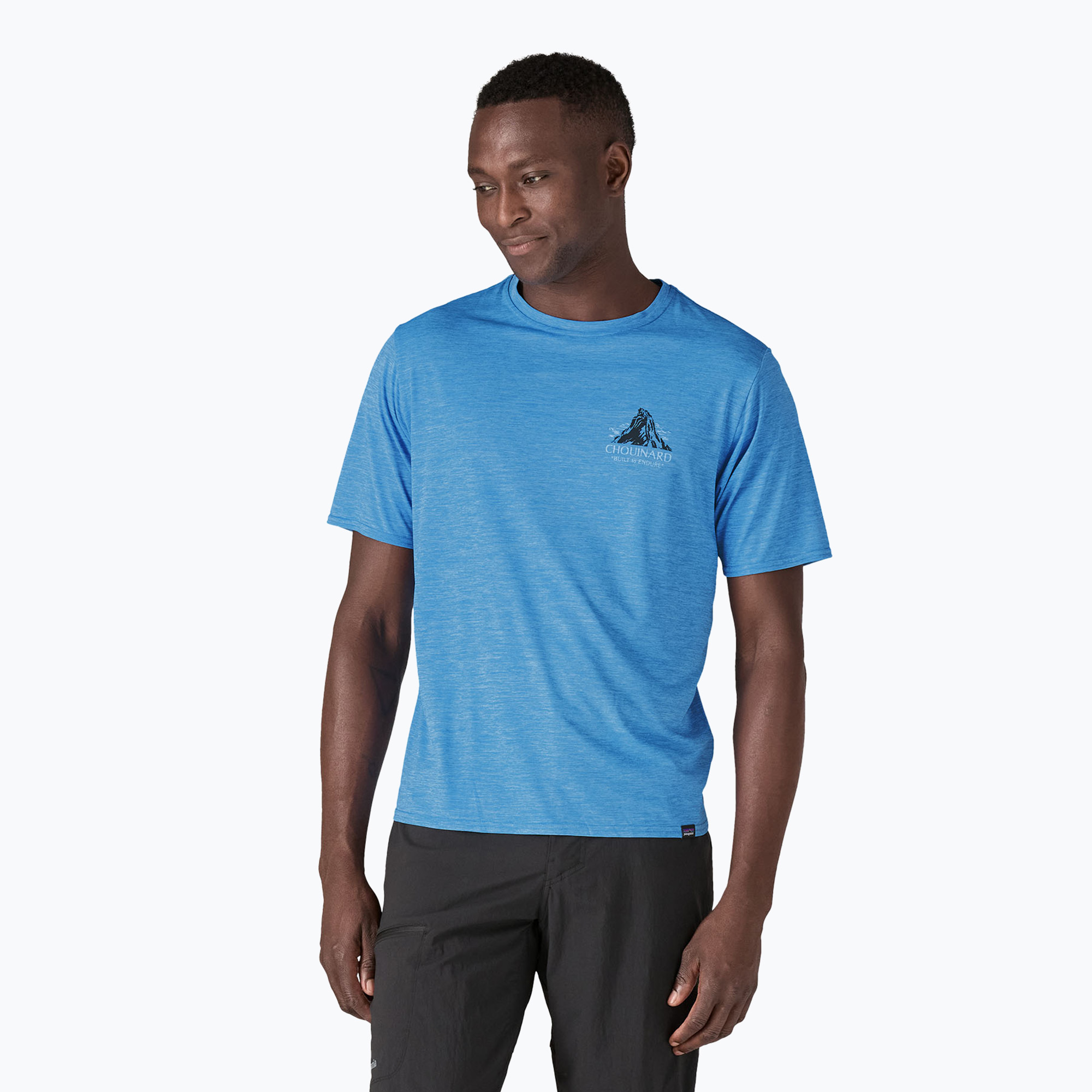 Мъжка риза Patagonia Cap Cool Daily Graphic Lands chouinard crest/vessel blue x-dye