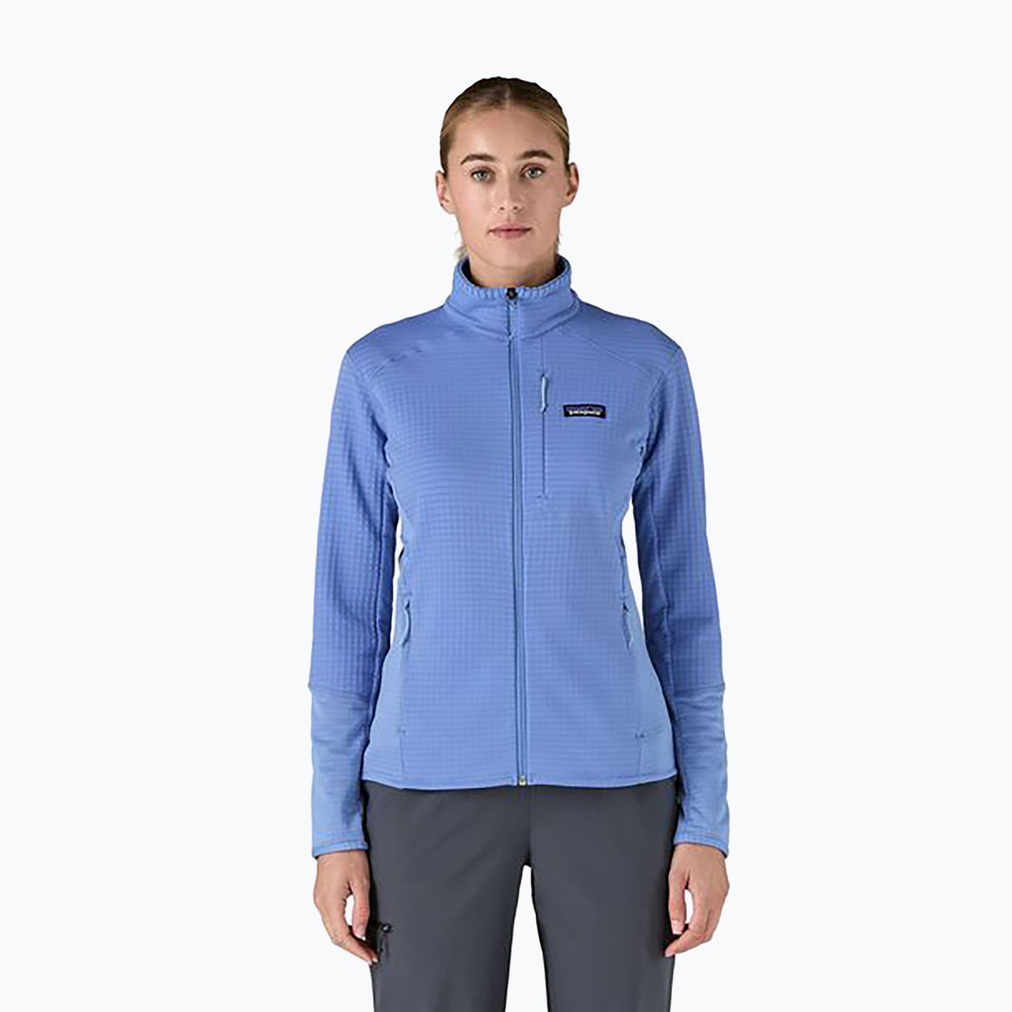 Kurtka softshell damska Patagonia R1 Hybrid abundant blue 