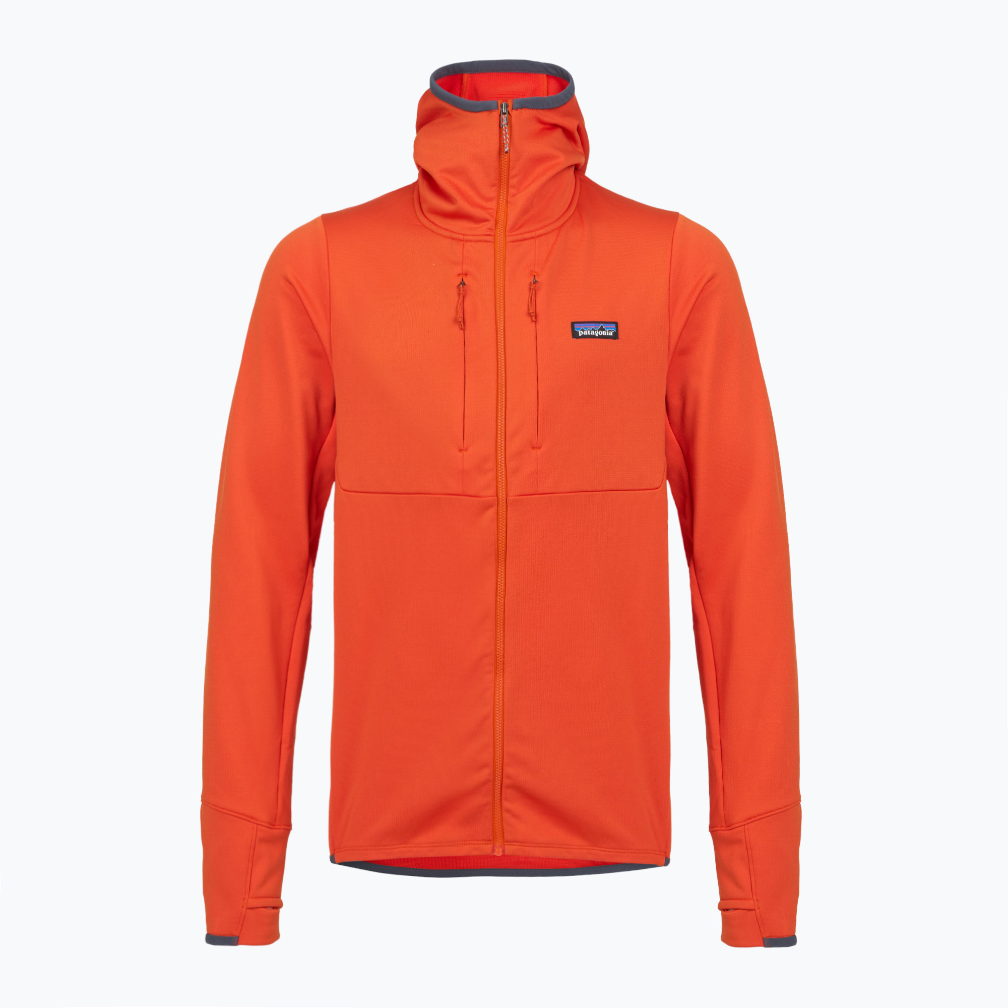 Bluza trekkingowa męska Patagonia R1 Thermal Full Zip Hoody pollinator orange 