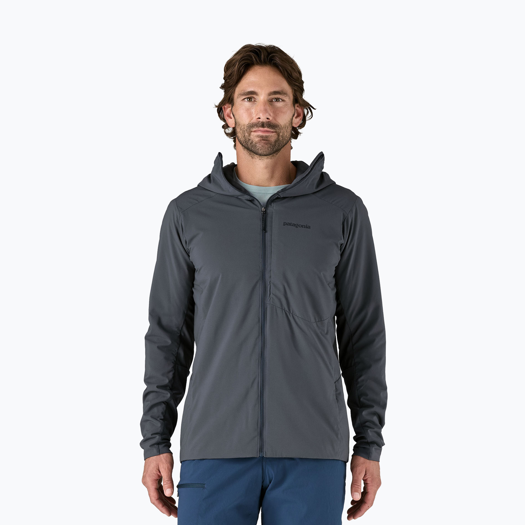 Kurtka ocieplana męska Patagonia Nano-Air Ultralight Full-Zip Hoody smolder blue 