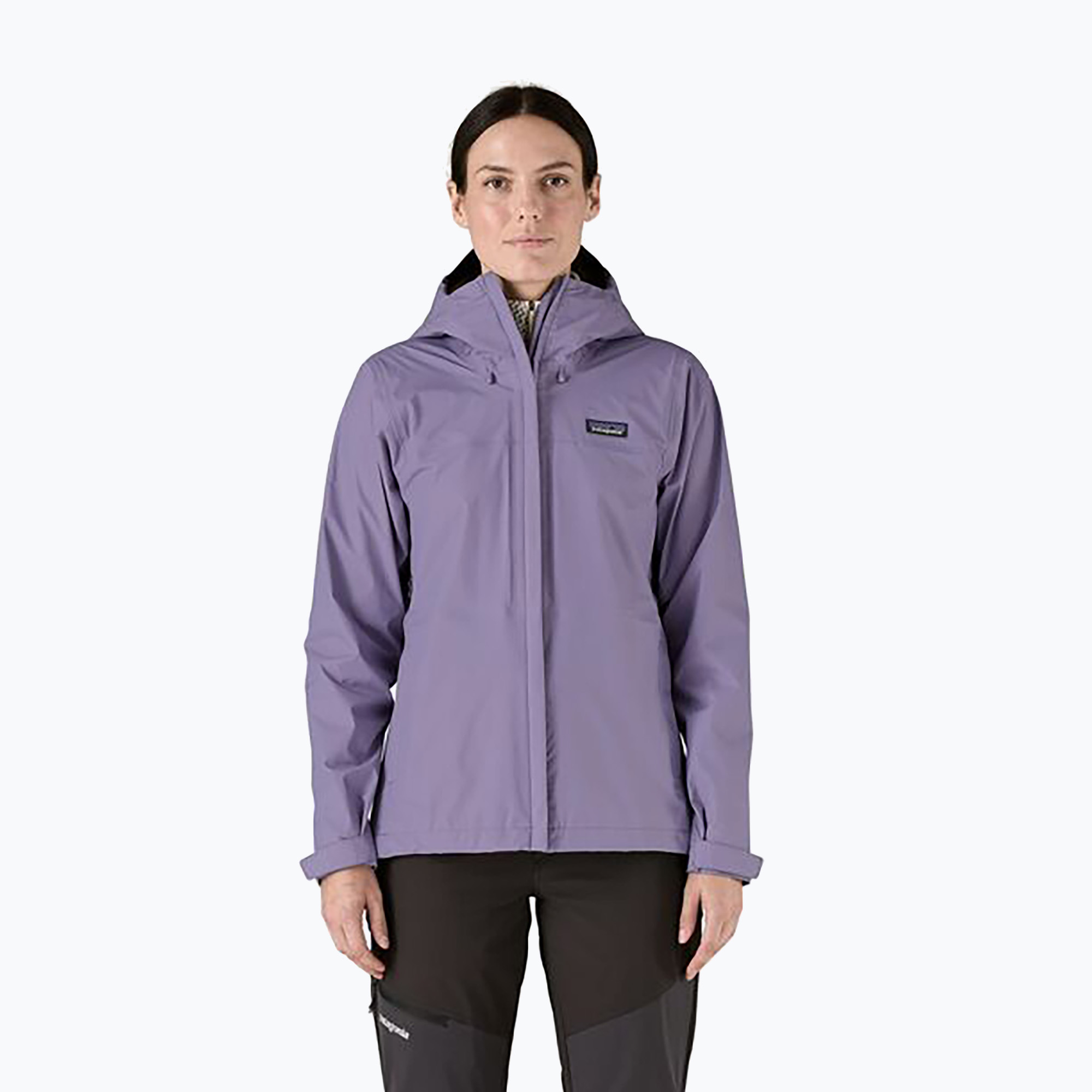 Kurtka przeciwdeszczowa damska Patagonia Torrentshell 3L Rain concrete purple 