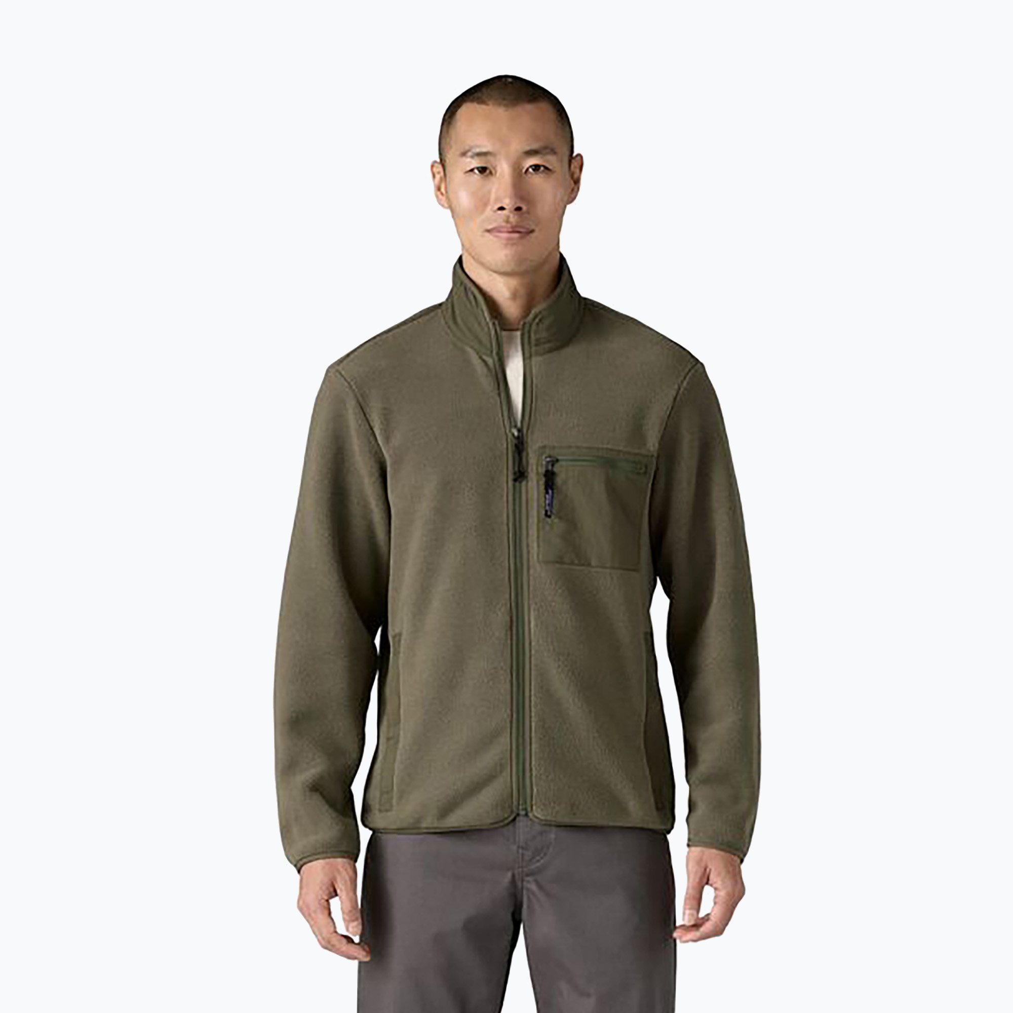 Bluza polarowa męska Patagonia Synch basin green 