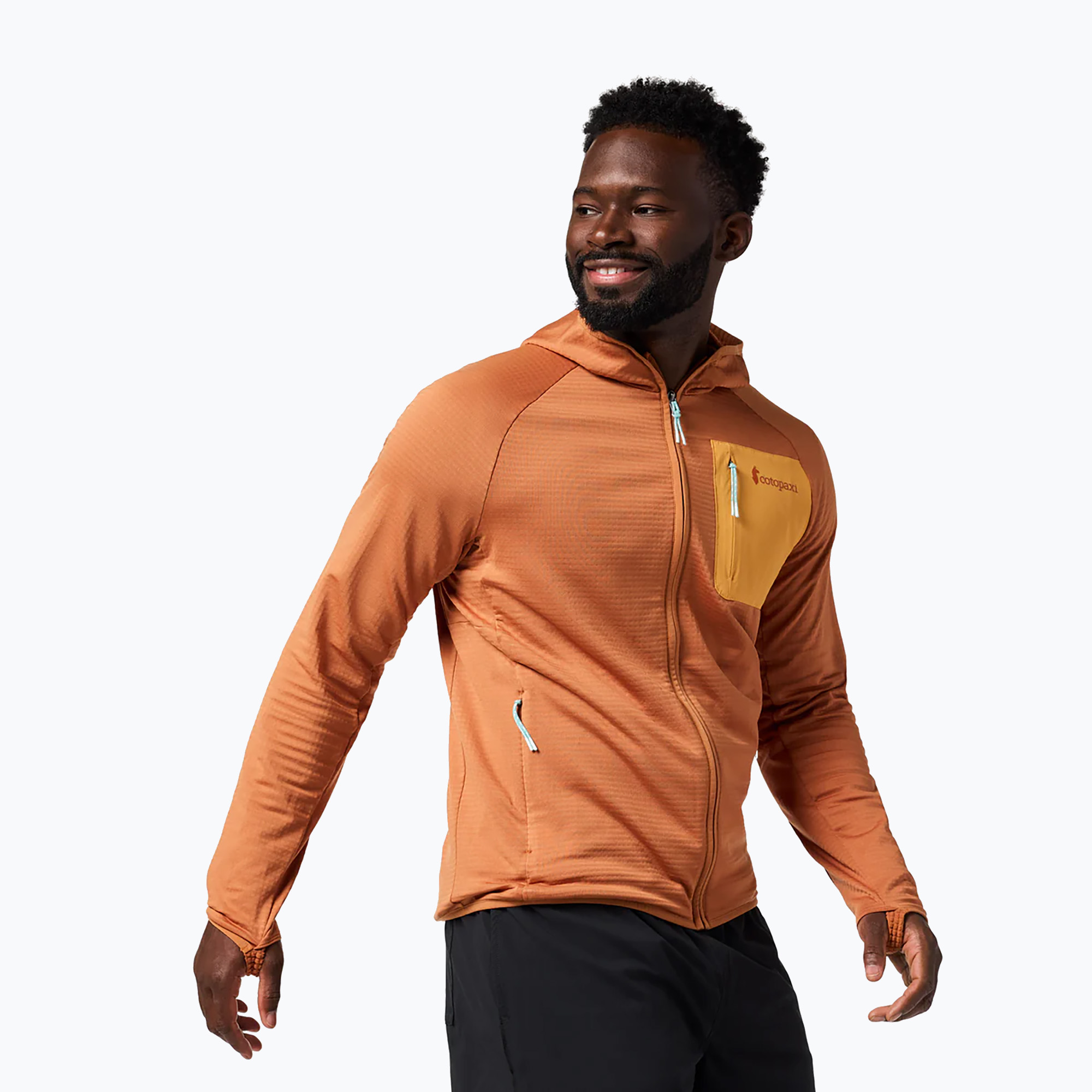 Bluza trekkingowa męska Cotopaxi Otero Fleece Full-Zip Hooded whiskey 