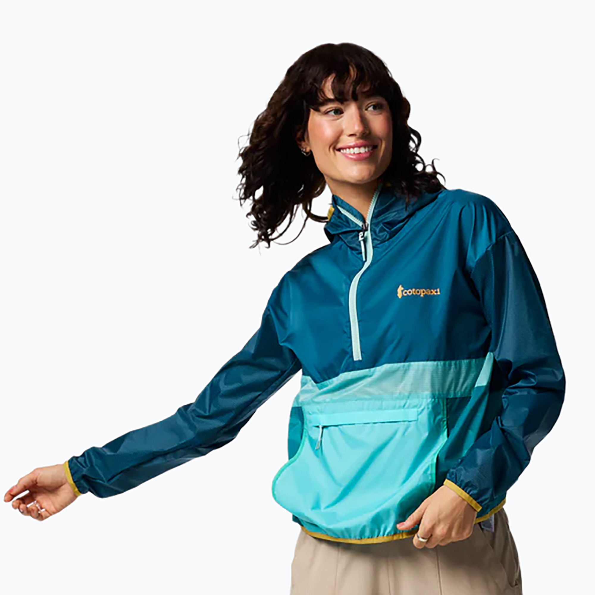 Kurtka przeciwwiatrowa damska Cotopaxi Teca Half-Zip Windbreaker waikiki 
