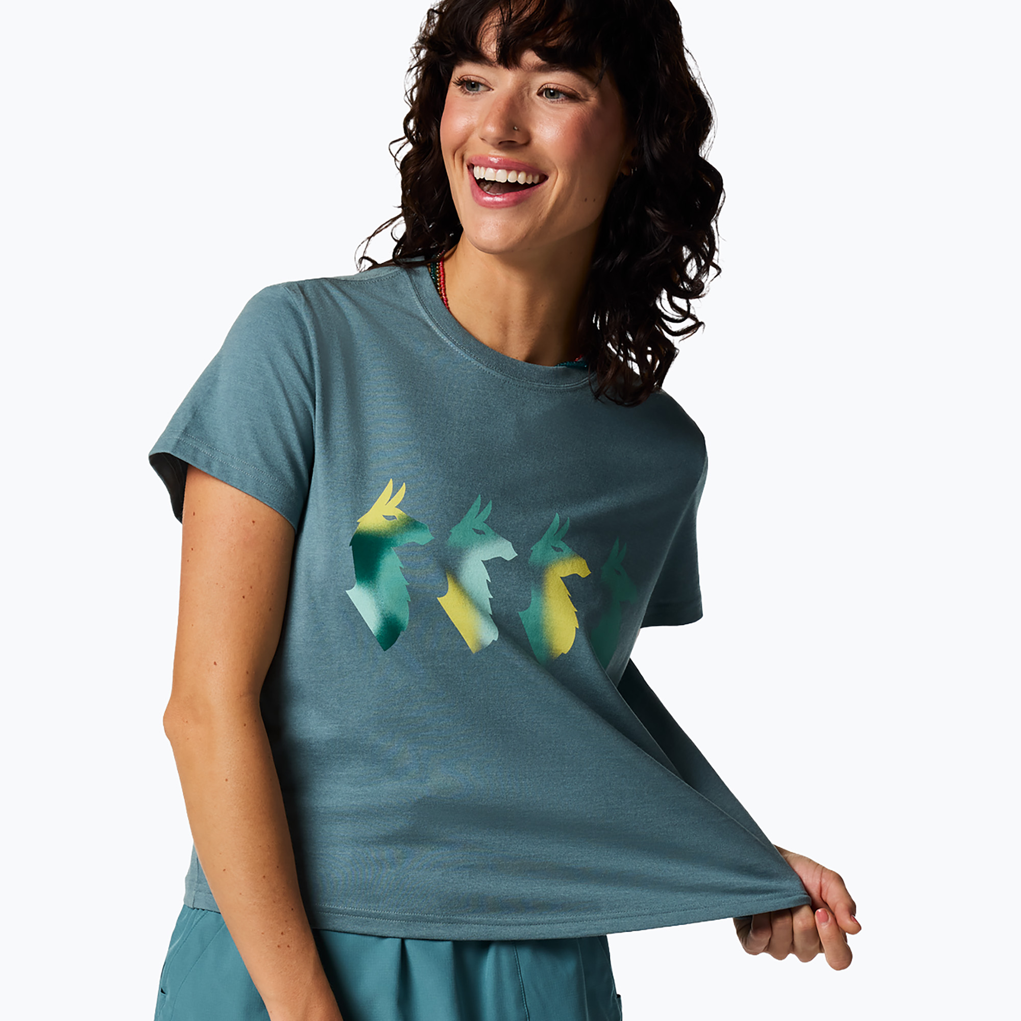 Дамска тениска Cotopaxi Cuatro Bitmap everglade