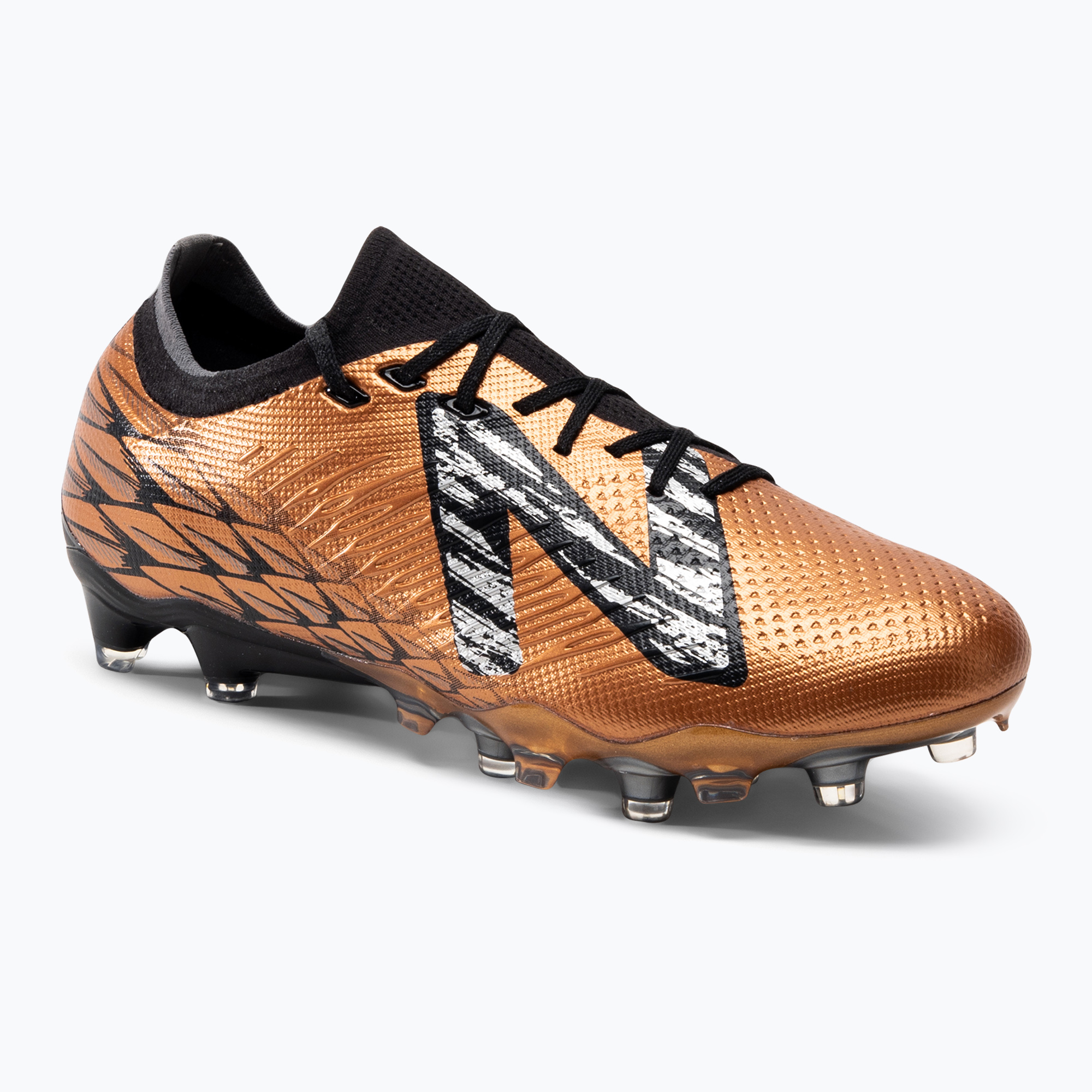 Buty piłkarskie męskie New Balance Tekela Pro Low Laced V4+ FG copper 