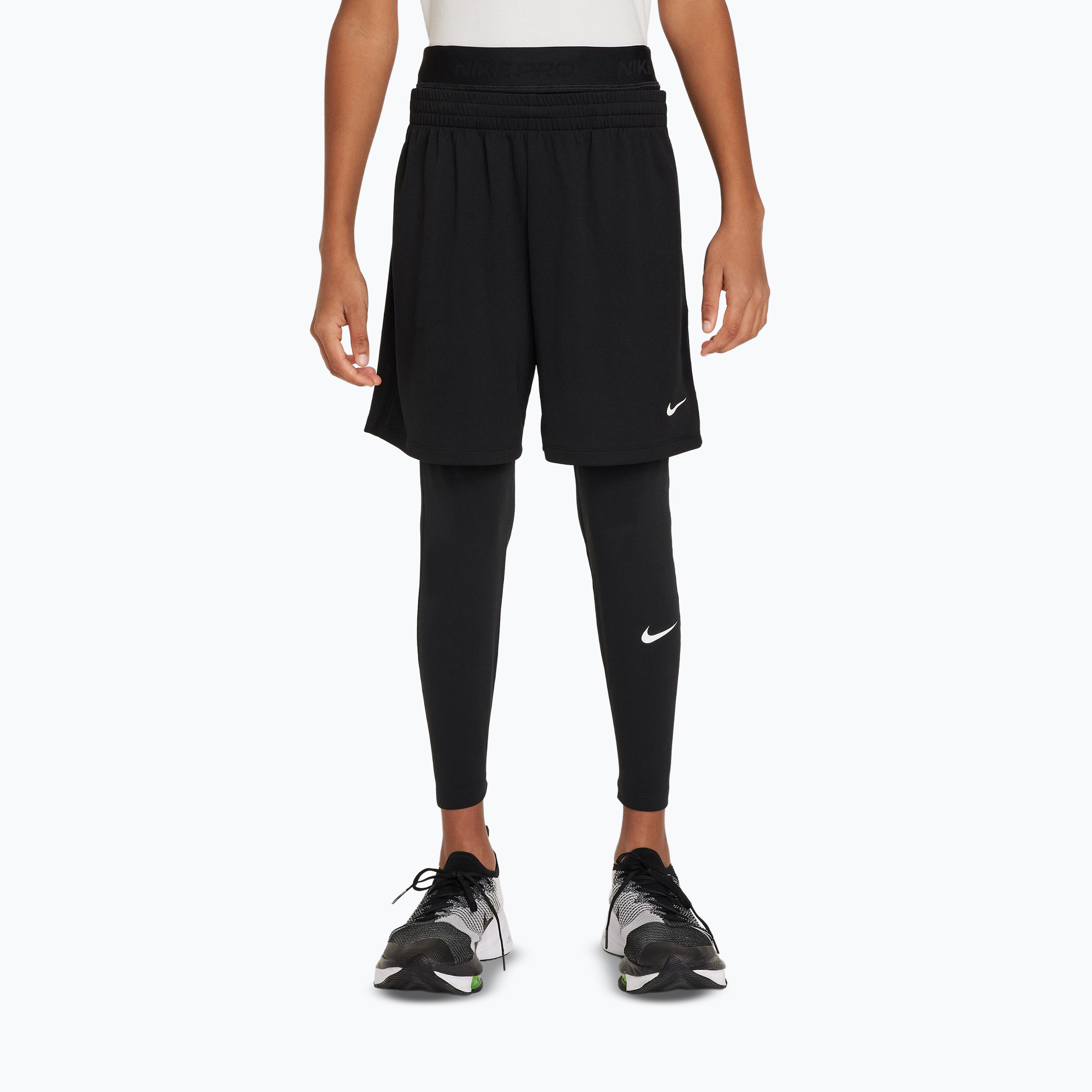 Legginsy dziecięce Nike Pro Dri-FIT black/black/white