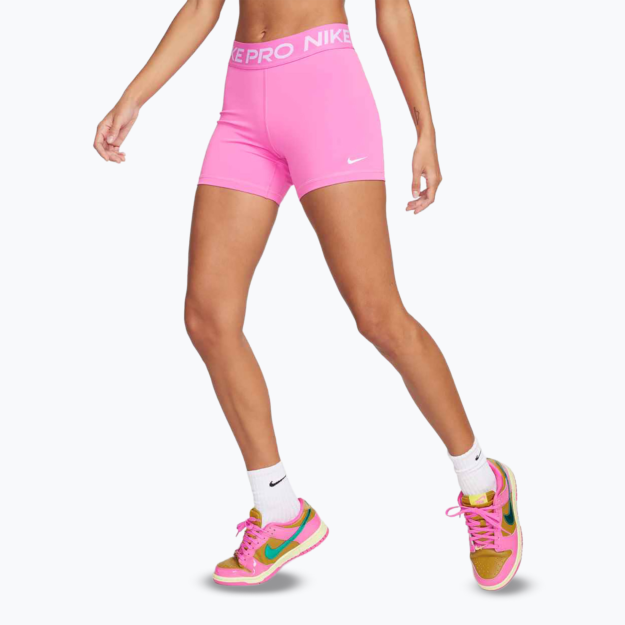 Spodenki damskie Nike Pro 365 playful pink/white 