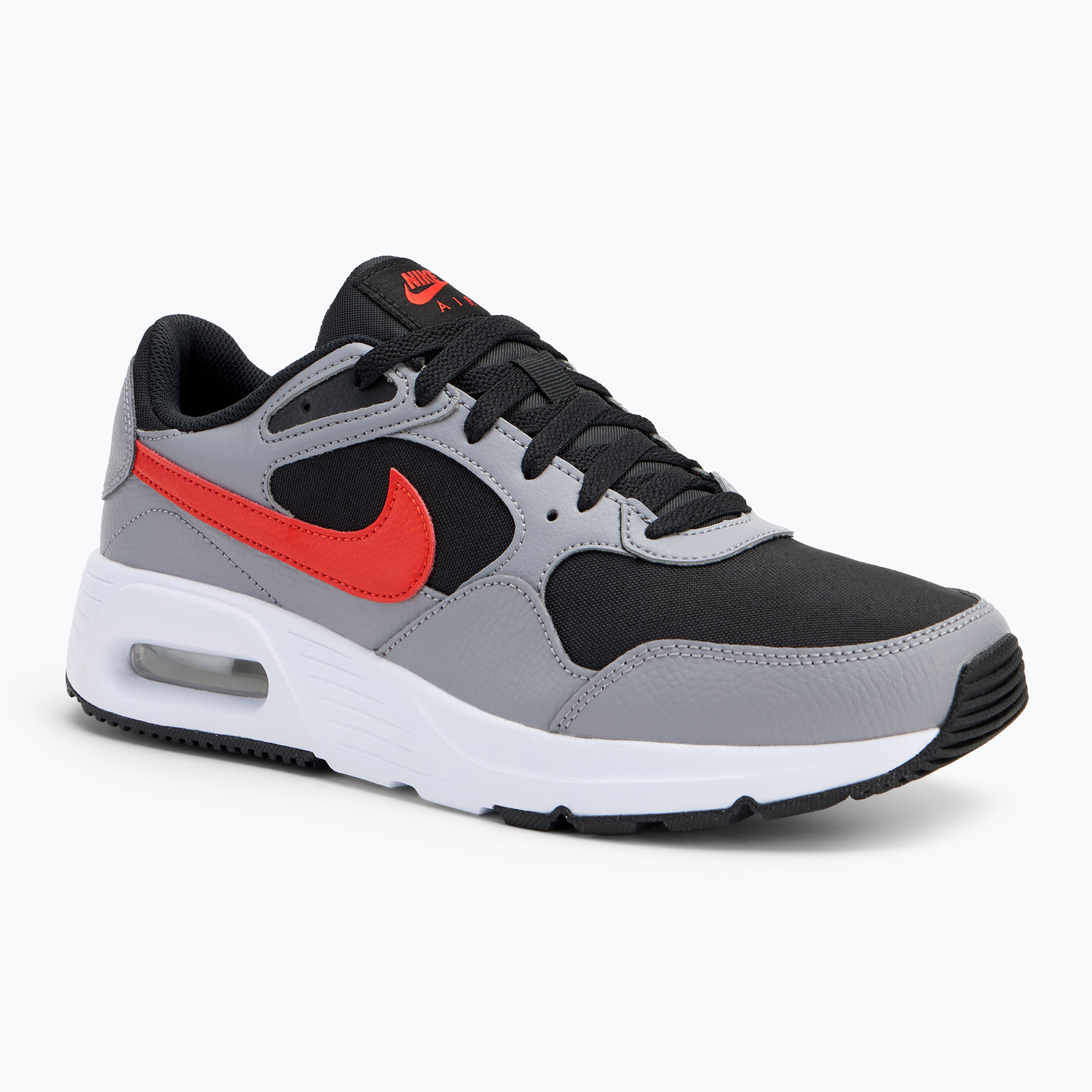 Buty męskie Nike Air Max SC black/cement gray/picante red 