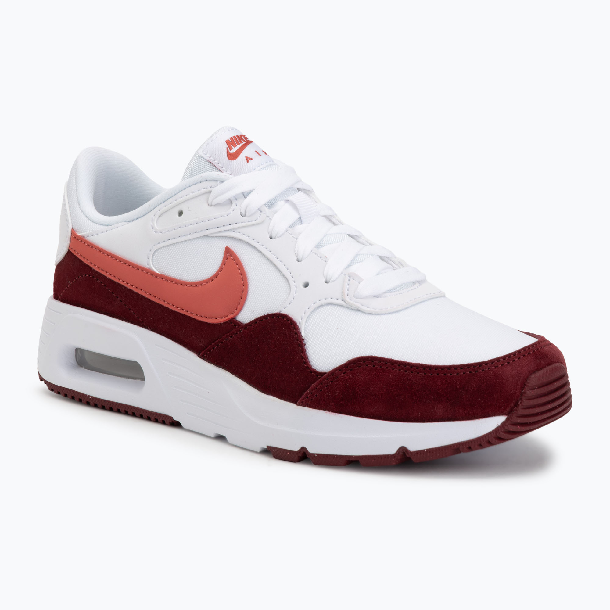Buty damskie Nike Air Max SC white/team red/adobe 