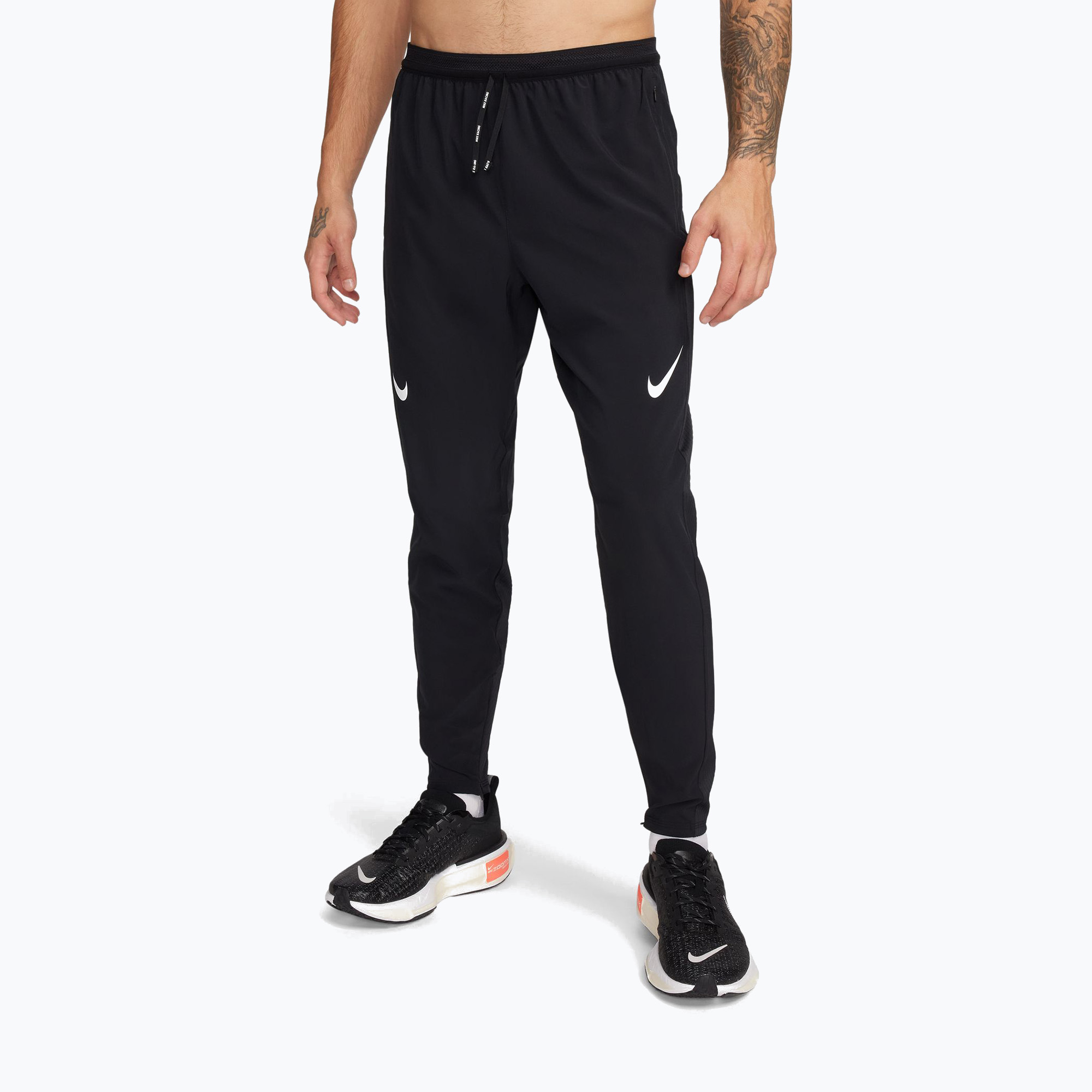 Spodnie do biegania męskie Nike AeroSwift Dri-Fit ADV black/summit white 