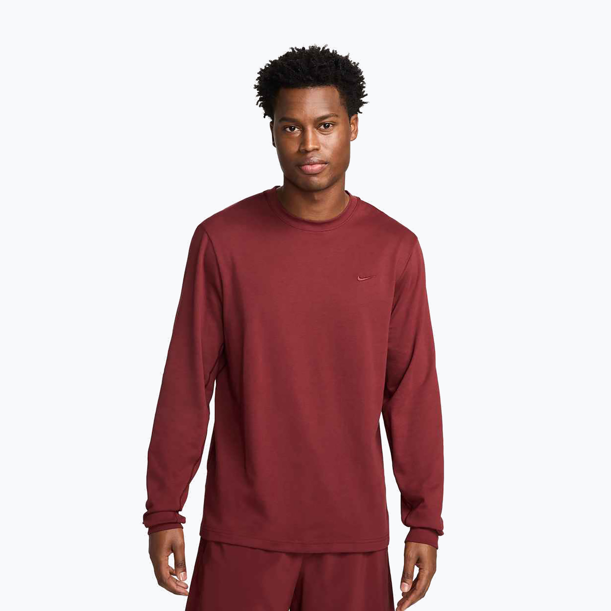 Longsleeve męski Nike Primary Dri-Fit Versatile dark team red/dark team red 