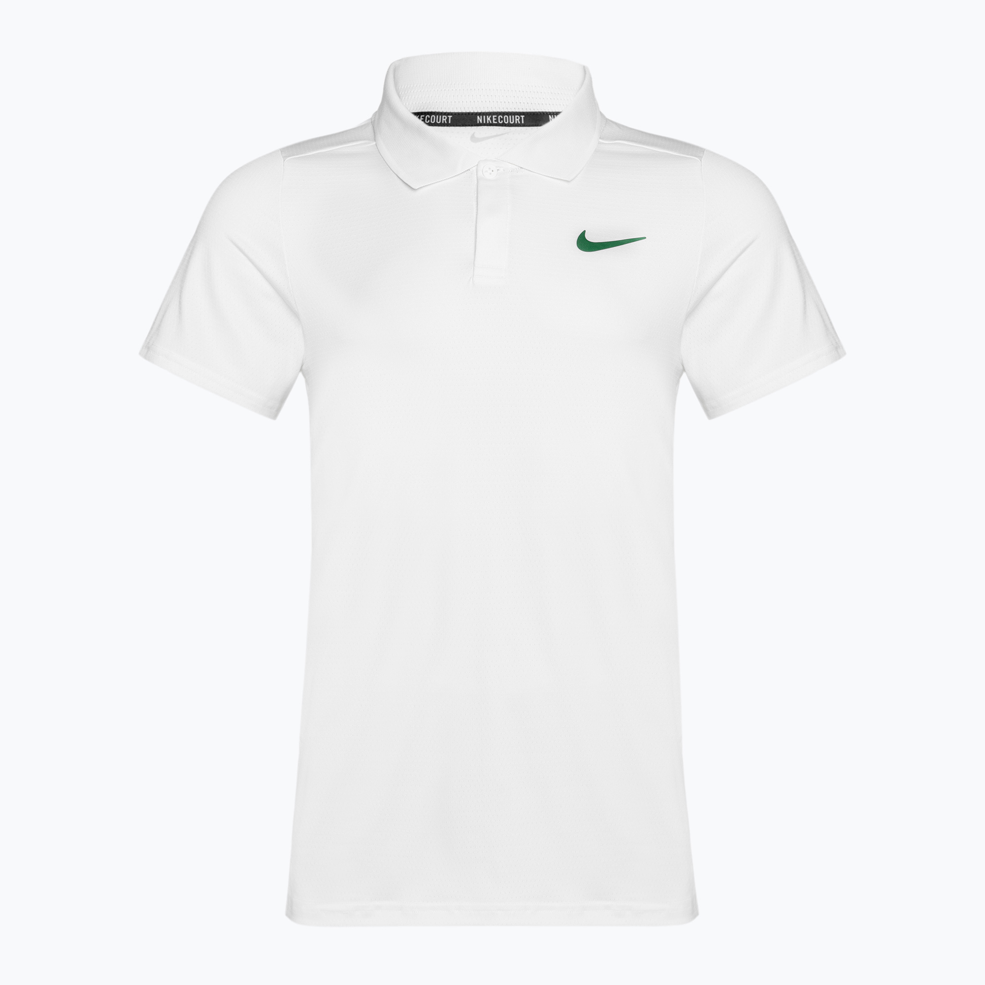 Koszulka polo tenisowa męska Nike Court Dri-Fit Advantage white/malchite 