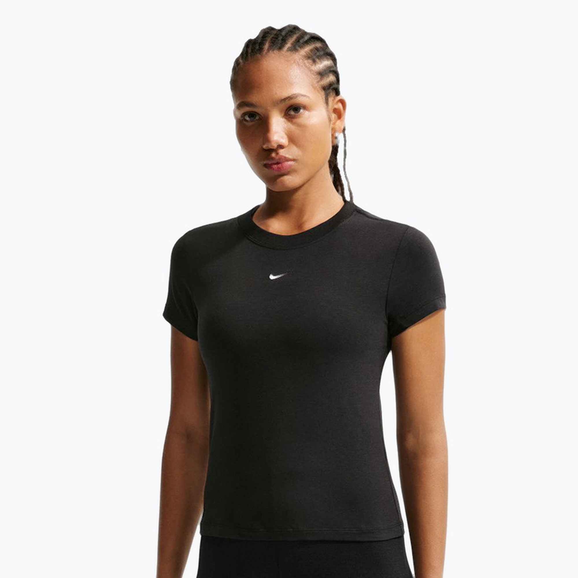 Koszulka damska Nike Sportswear Chill Knit black/white 