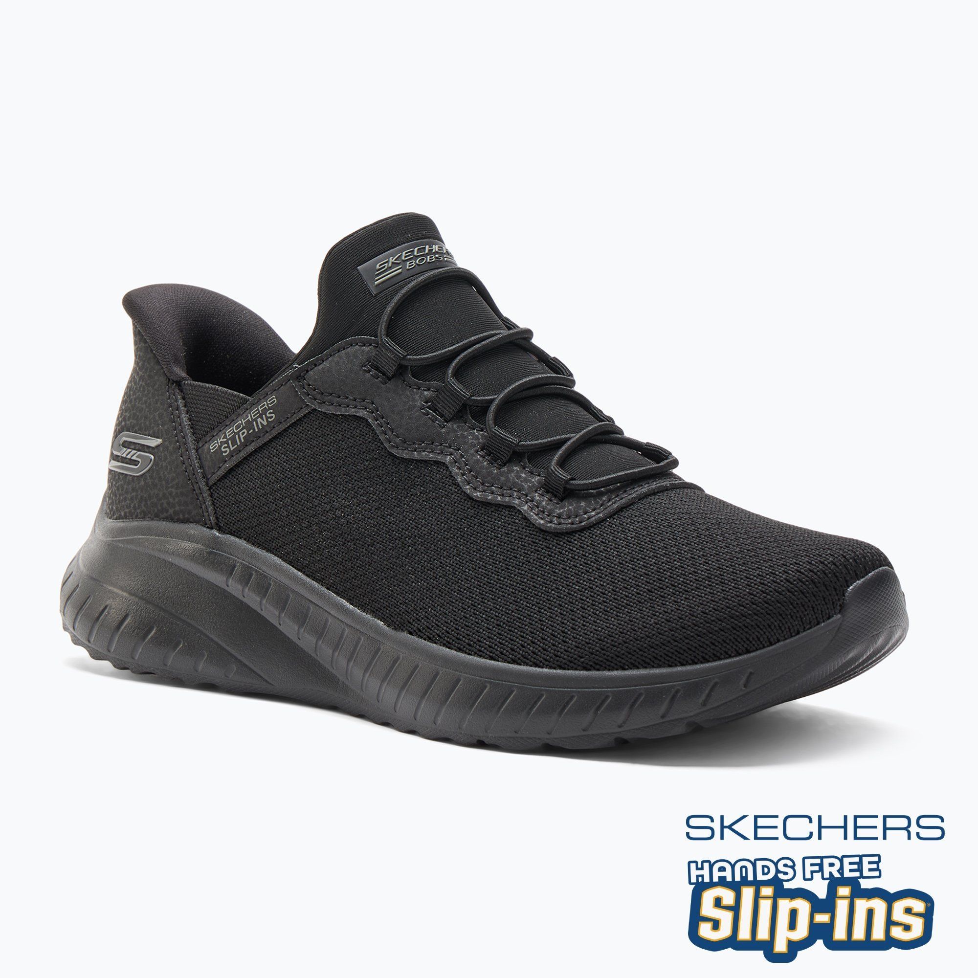 Buty damskie SKECHERS Bobs Squad Chaos Daily Hype black 