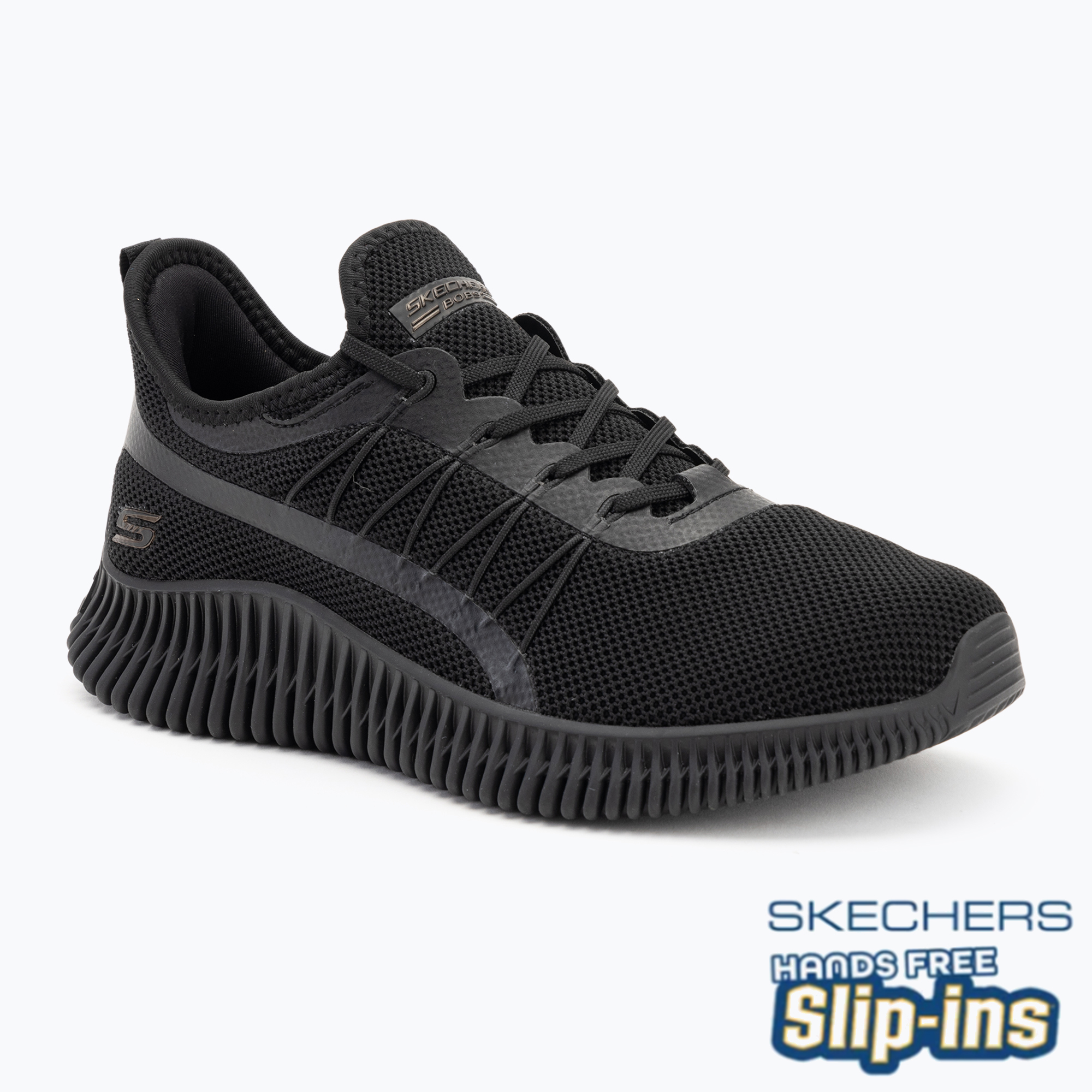 Buty damskie SKECHERS Bobs Geo New Aesthetics black 
