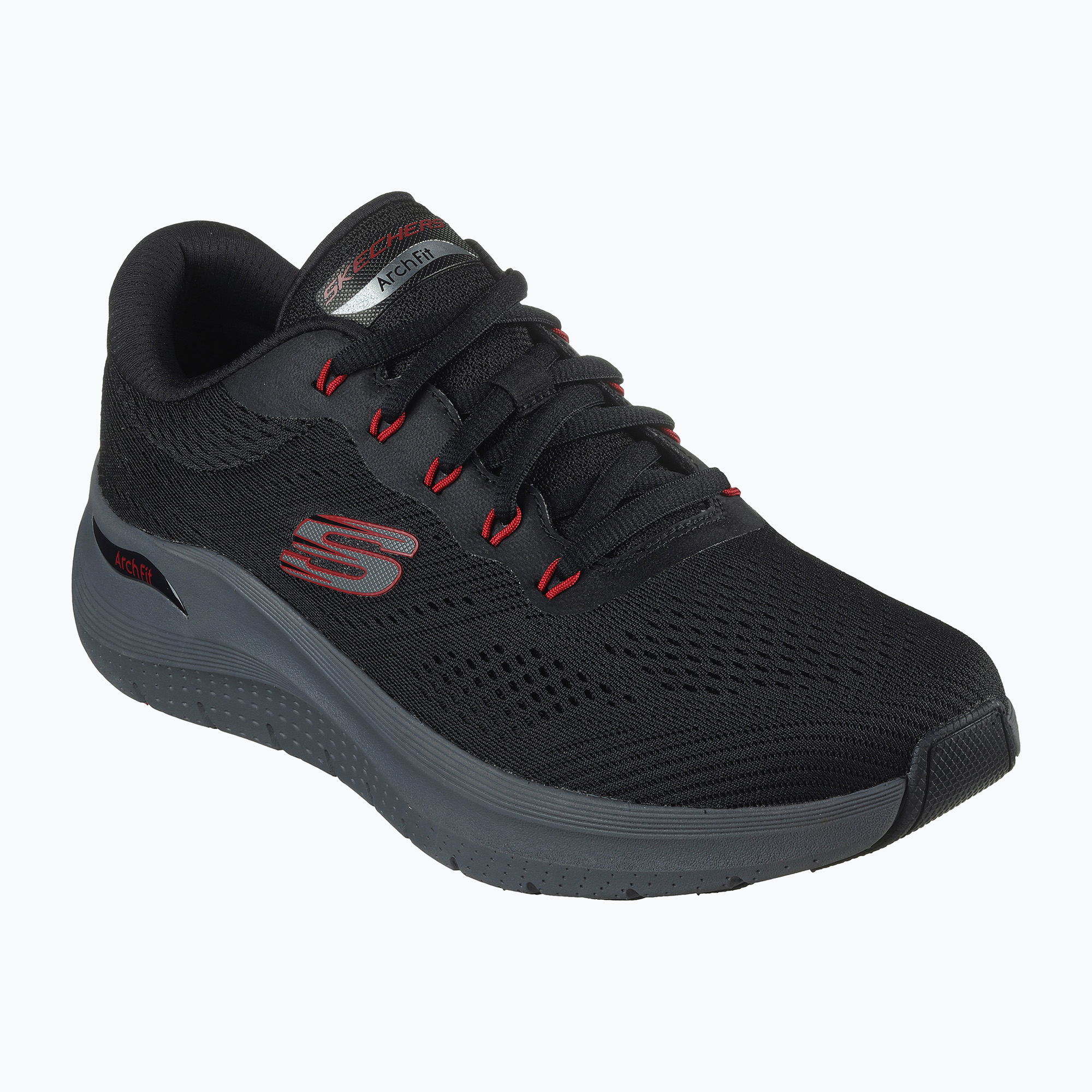 Buty męskie SKECHERS Arch Fit 2.0 black/red 