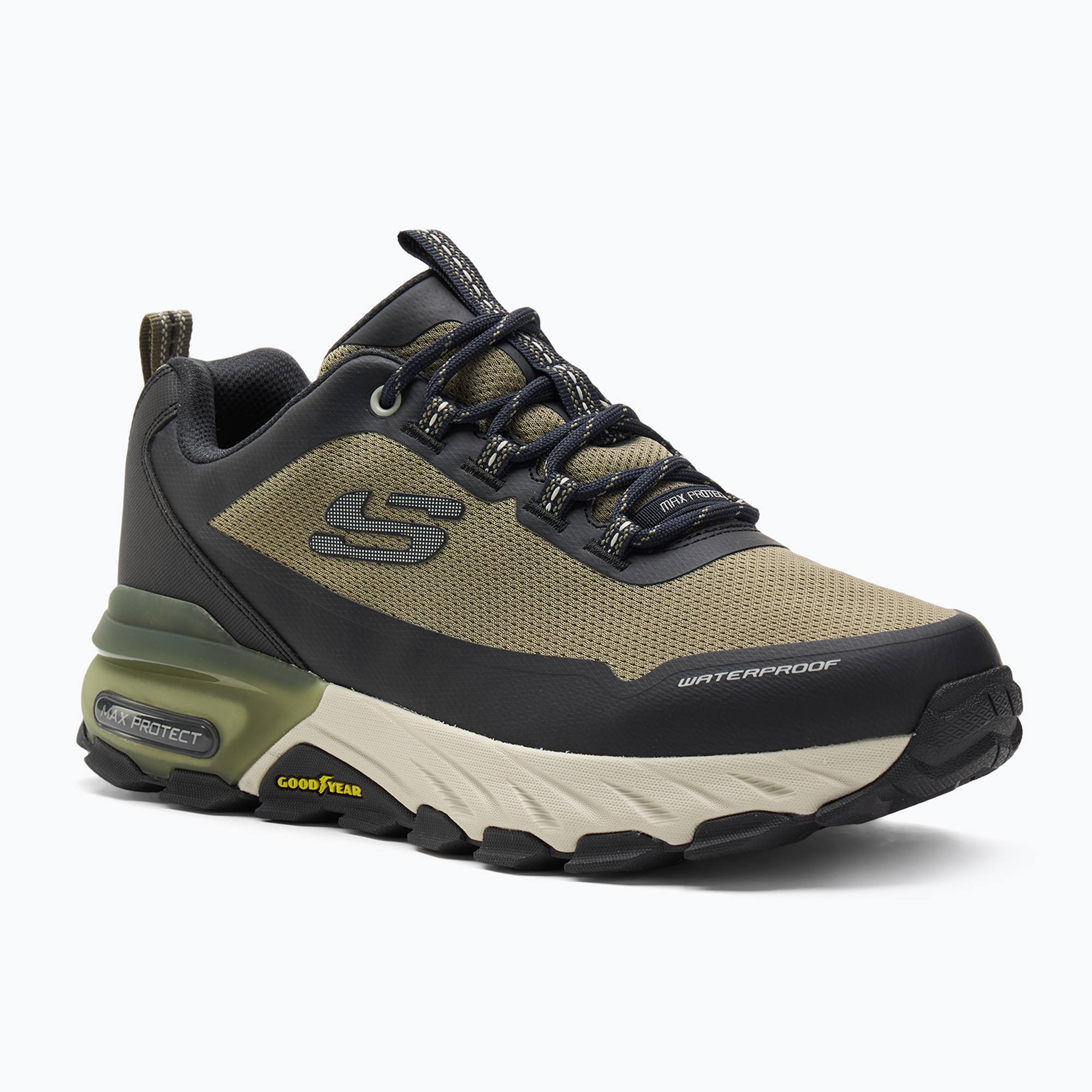 Buty męskie SKECHERS Max Protect Fast Track olive/black 